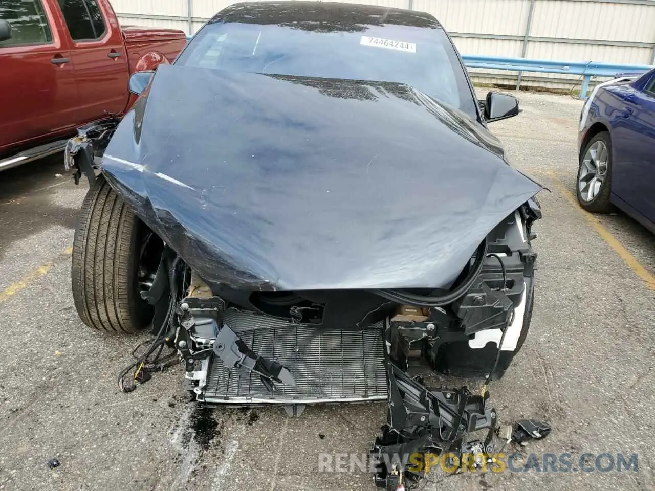 5 fotografías del automóvil dañado 7SAXCDE59RF448756 TESLA MODEL X 2024