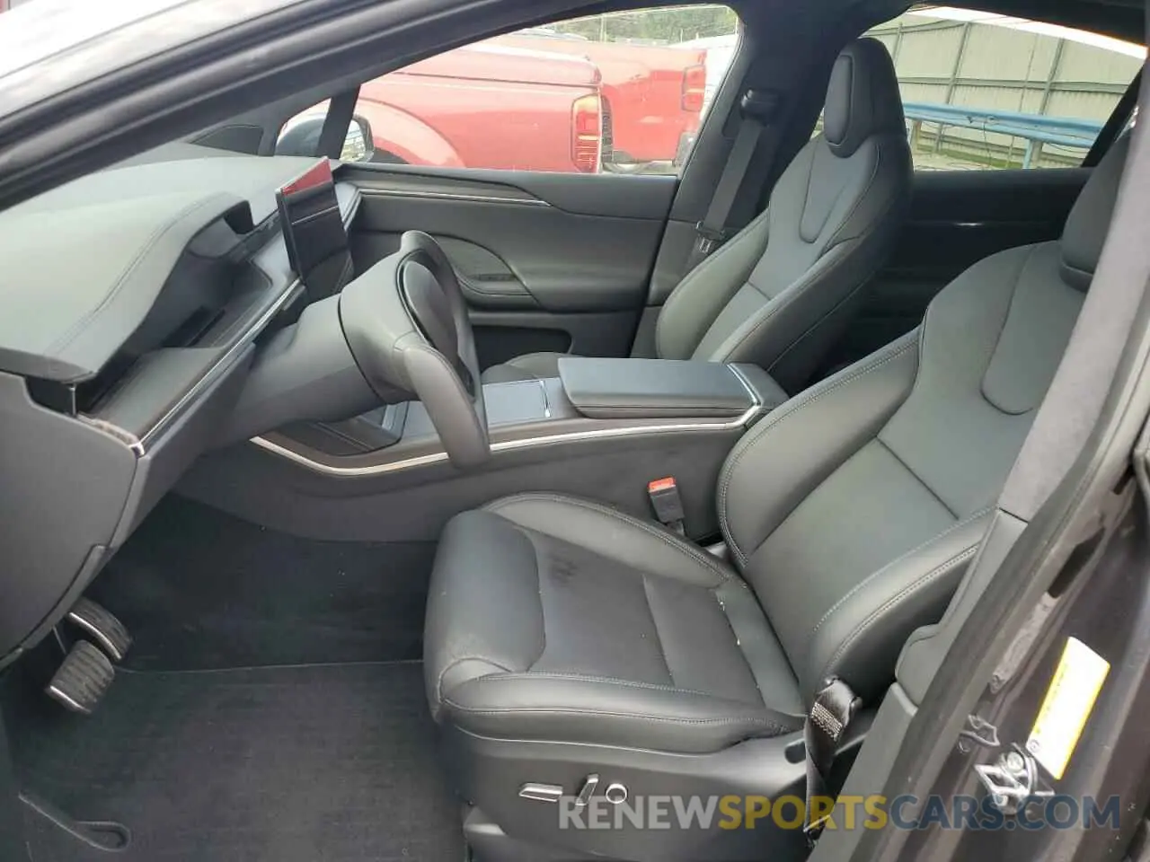 7 fotografías del automóvil dañado 7SAXCDE59RF448756 TESLA MODEL X 2024