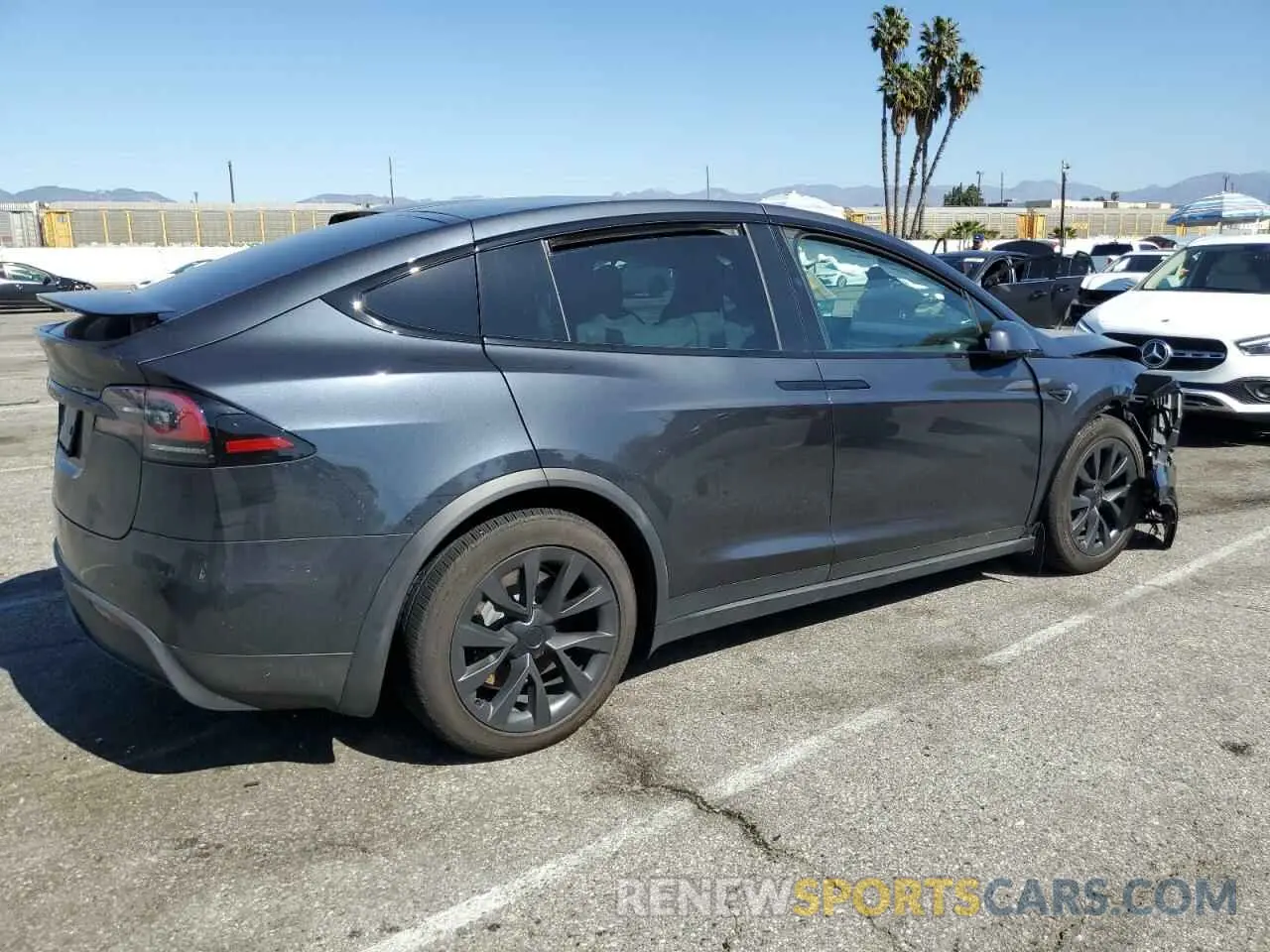 3 fotografías del automóvil dañado 7SAXCDE59RF458641 TESLA MODEL X 2024