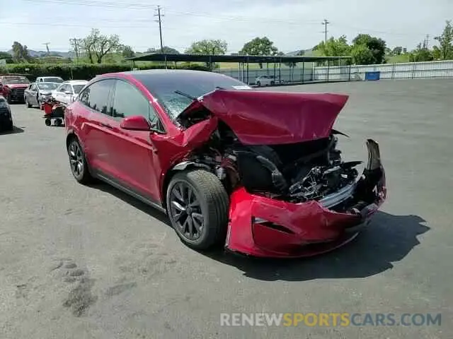 12 fotografías del automóvil dañado 7SAXCBE5XSF462305 TESLA MODEL X 2025
