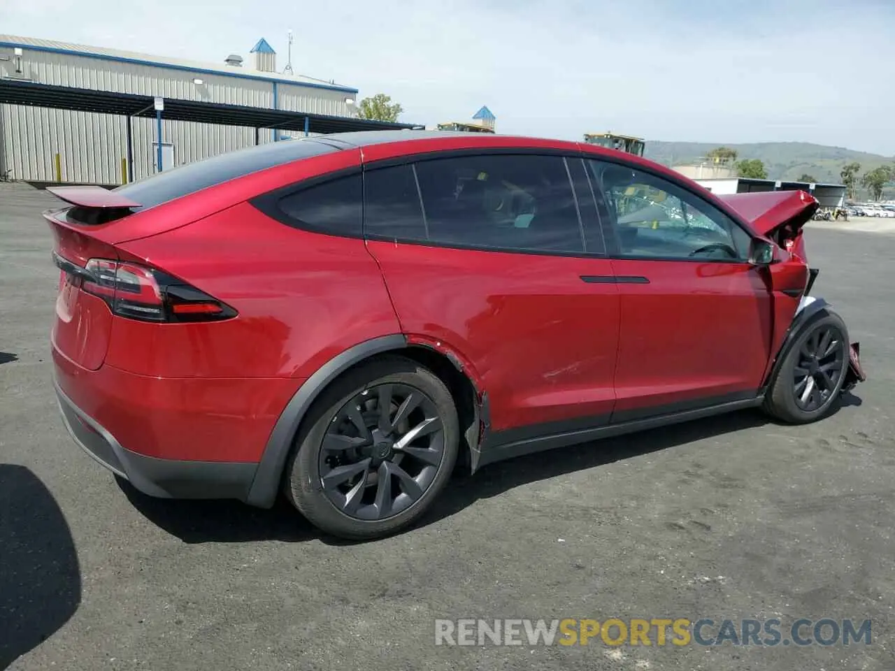 3 fotografías del automóvil dañado 7SAXCBE5XSF462305 TESLA MODEL X 2025