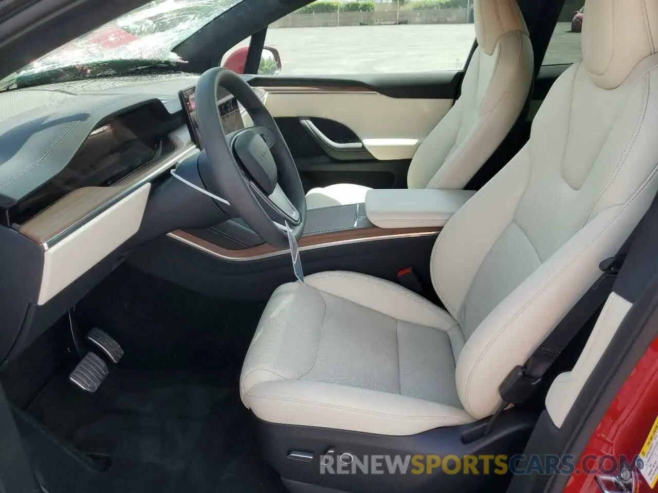 7 fotografías del automóvil dañado 7SAXCBE5XSF462305 TESLA MODEL X 2025