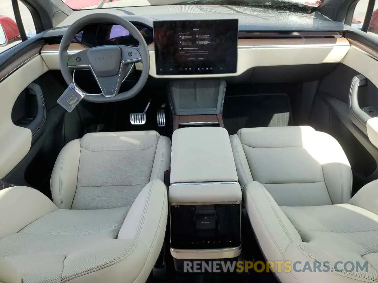 8 fotografías del automóvil dañado 7SAXCBE5XSF462305 TESLA MODEL X 2025