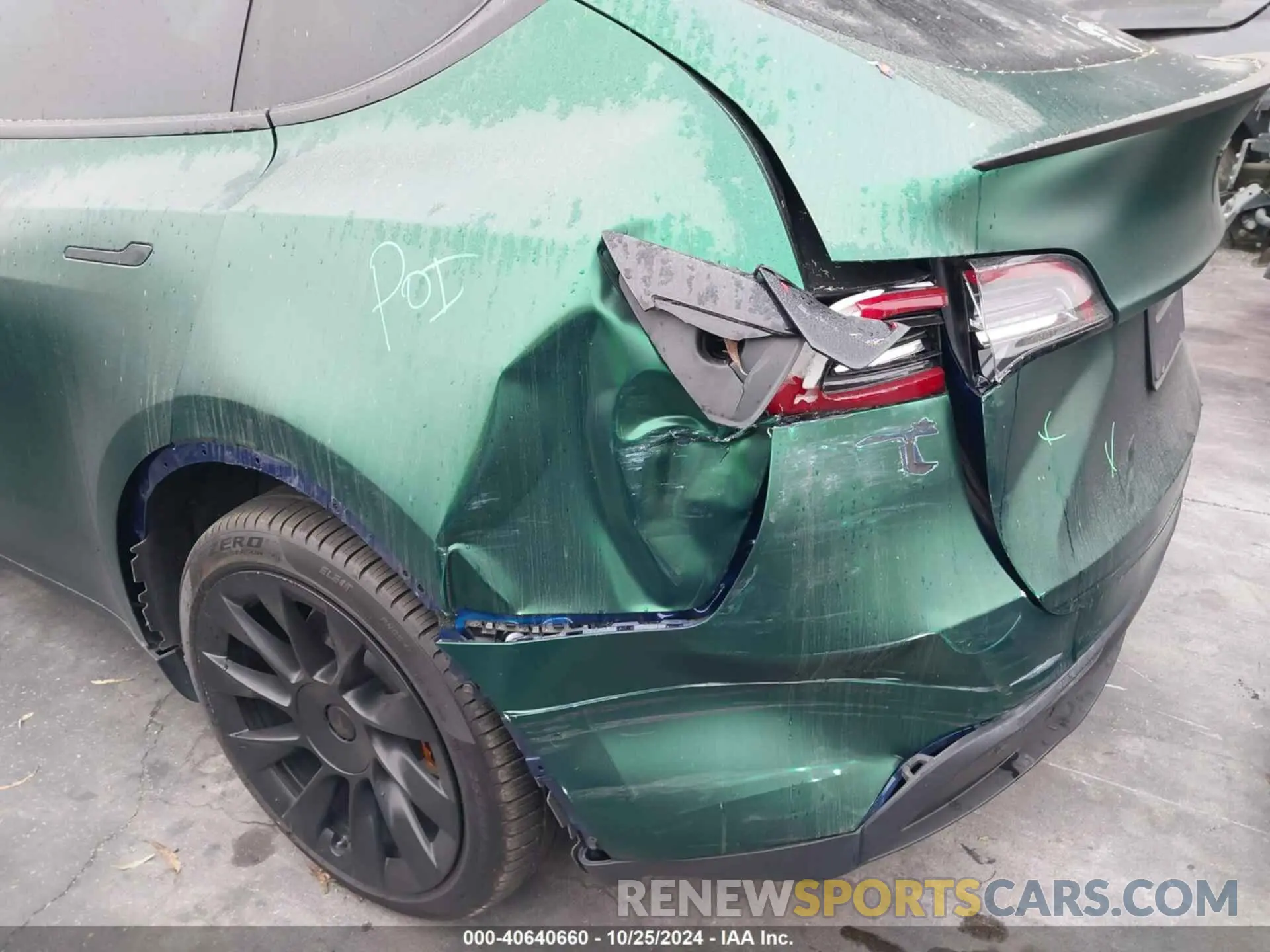 6 fotografías del automóvil dañado 5YJYGDEE0LF027263 TESLA MODEL Y 2020