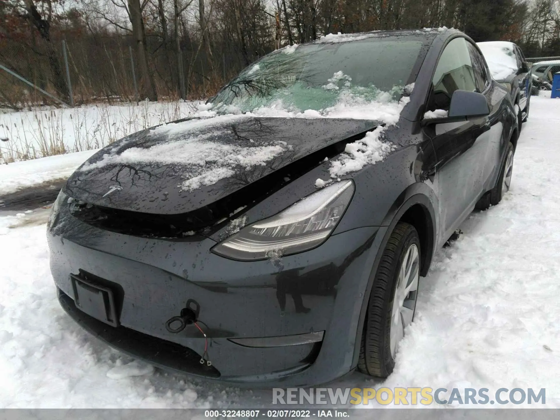 6 fotografías del automóvil dañado 5YJYGDEE0LF048002 TESLA MODEL Y 2020