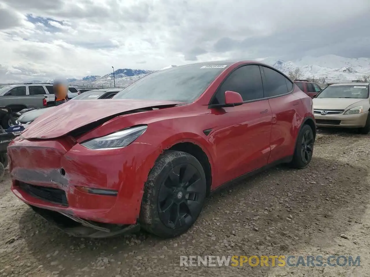 1 fotografías del automóvil dañado 5YJYGDEE1LF009967 TESLA MODEL Y 2020
