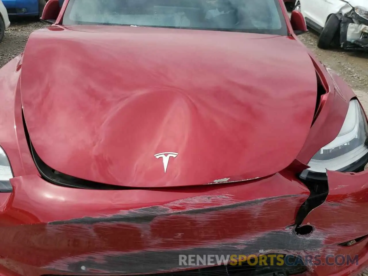 12 fotografías del automóvil dañado 5YJYGDEE1LF009967 TESLA MODEL Y 2020