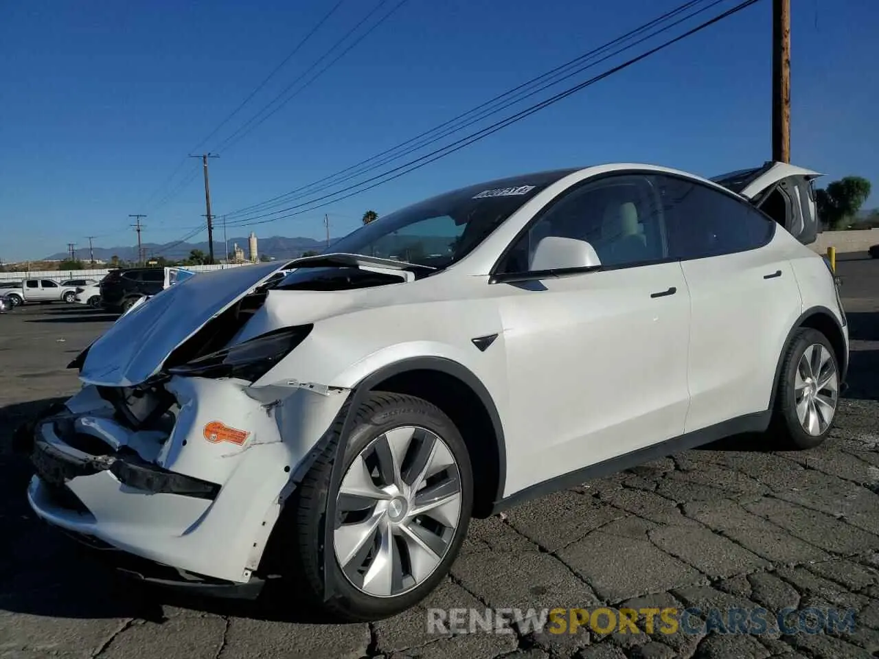 1 fotografías del automóvil dañado 5YJYGDEE1LF017728 TESLA MODEL Y 2020