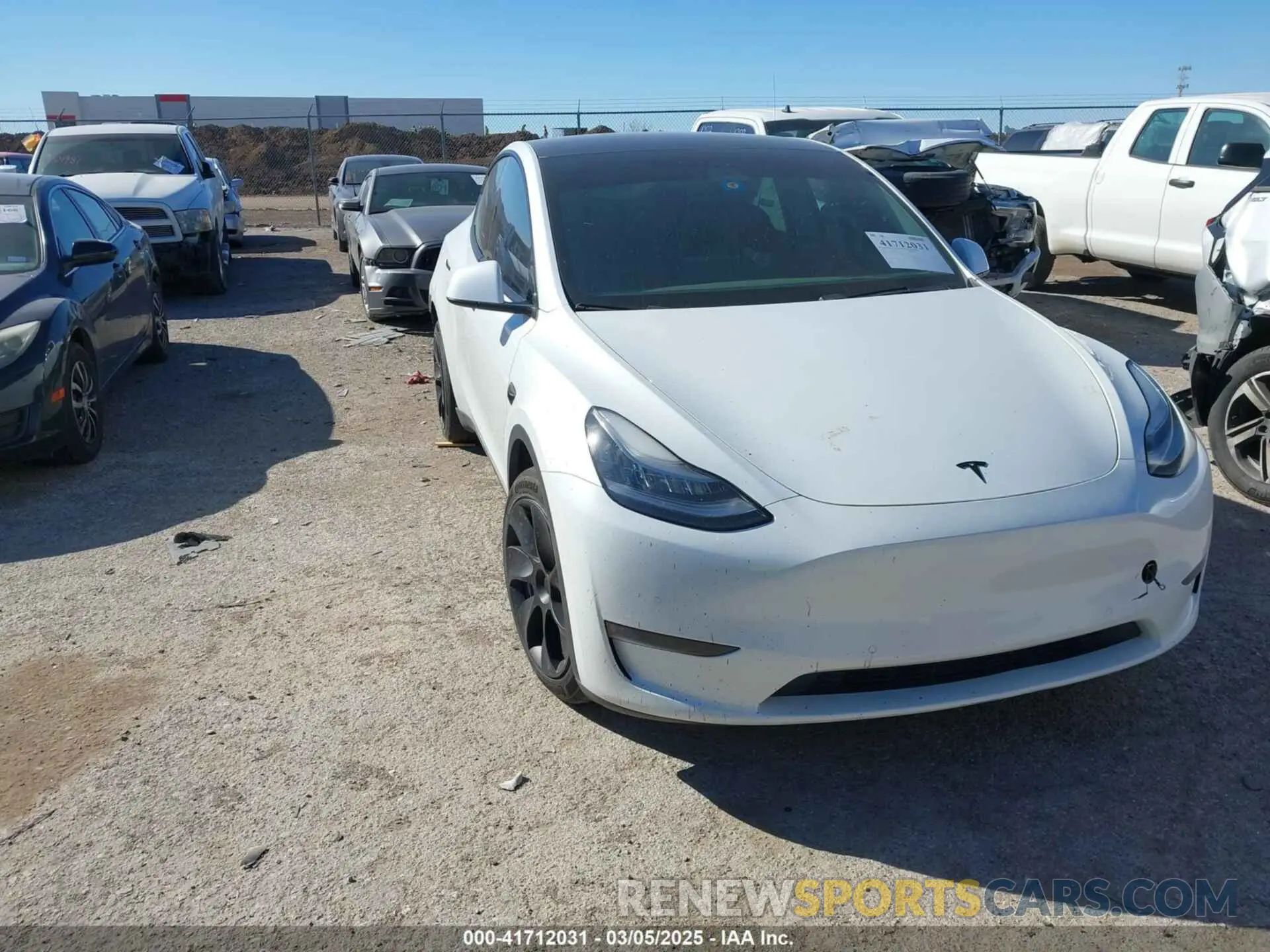 1 fotografías del automóvil dañado 5YJYGDEE1LF044251 TESLA MODEL Y 2020