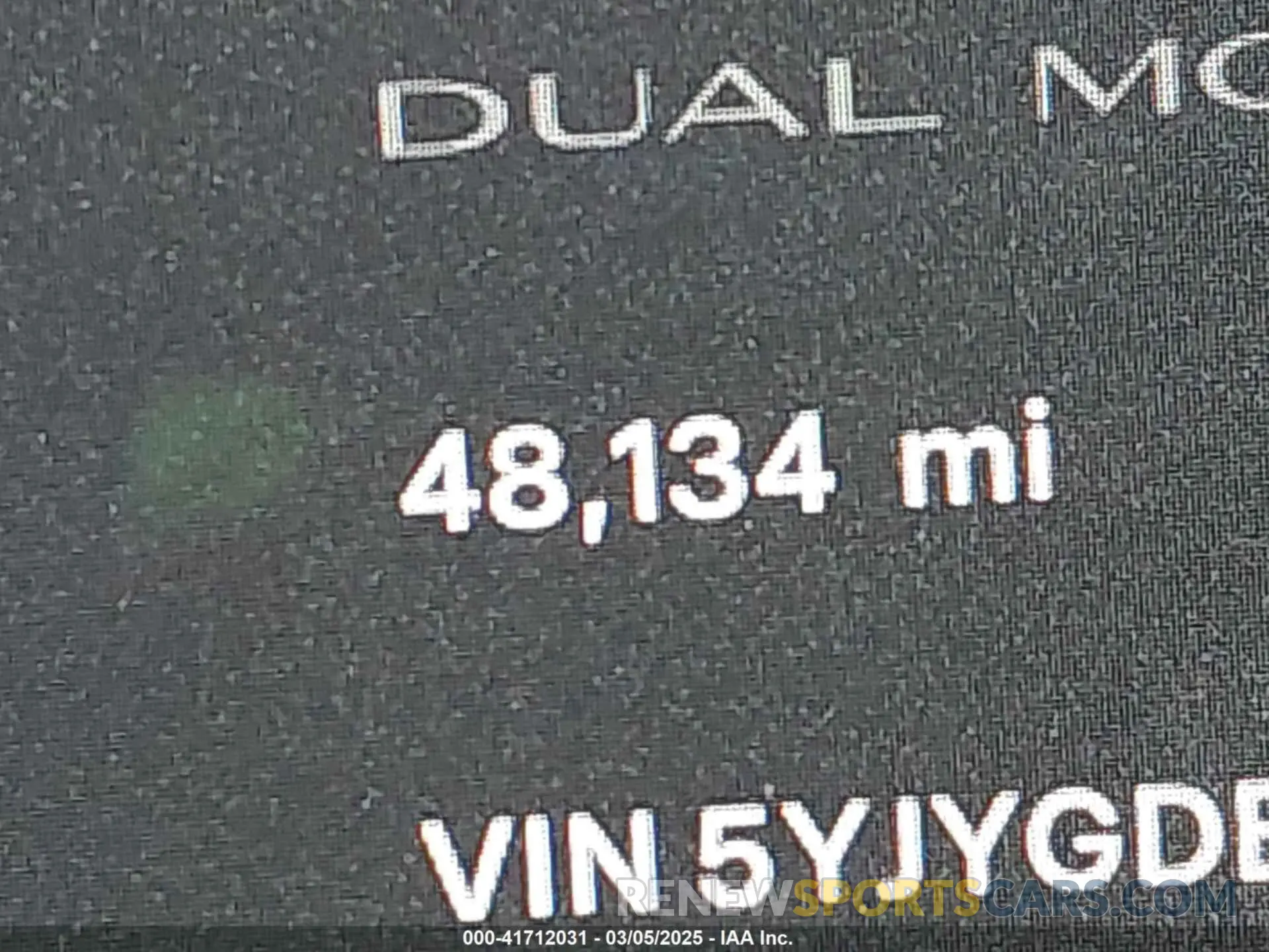 7 fotografías del automóvil dañado 5YJYGDEE1LF044251 TESLA MODEL Y 2020