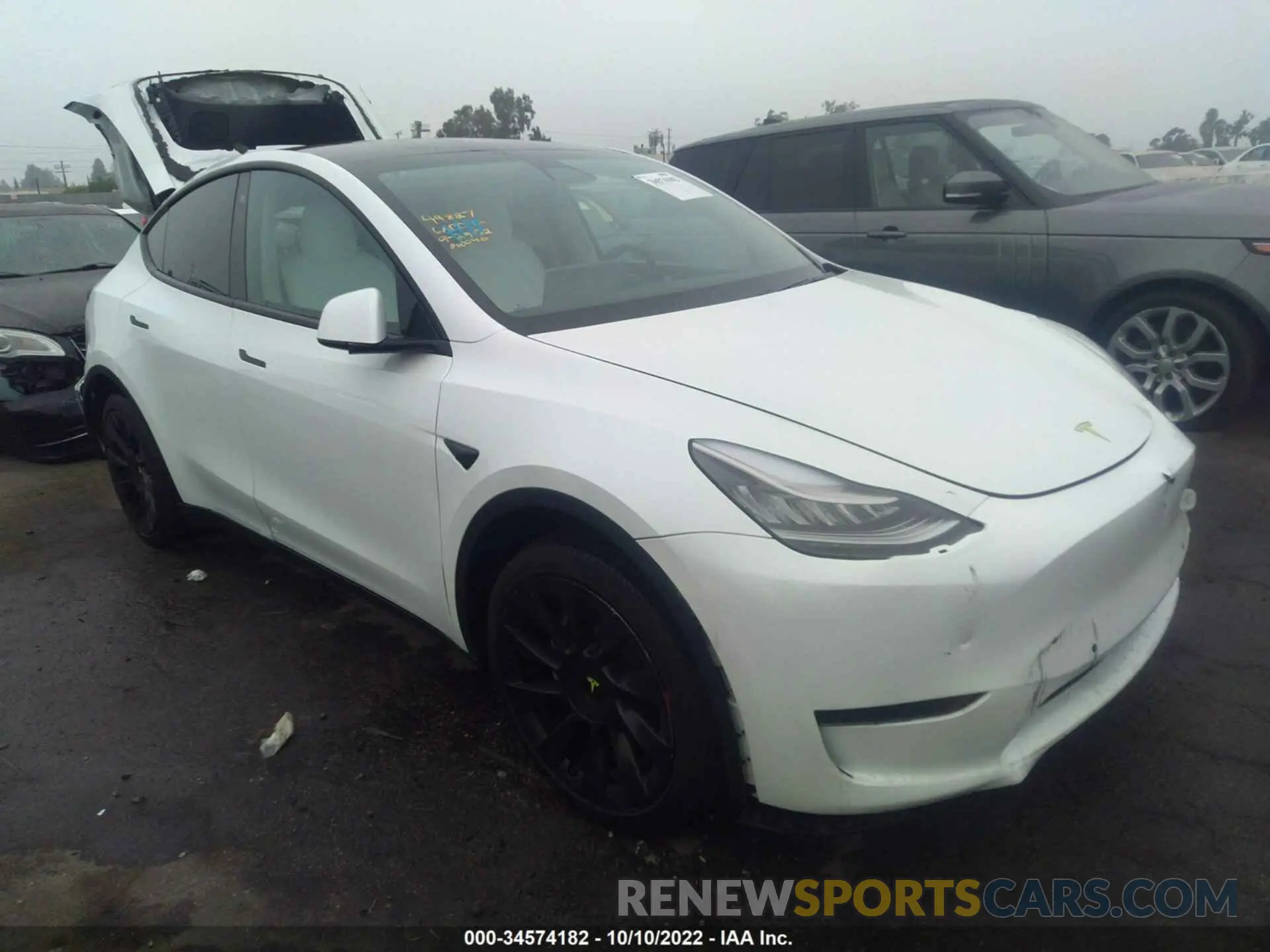 1 fotografías del automóvil dañado 5YJYGDEE1LF058683 TESLA MODEL Y 2020