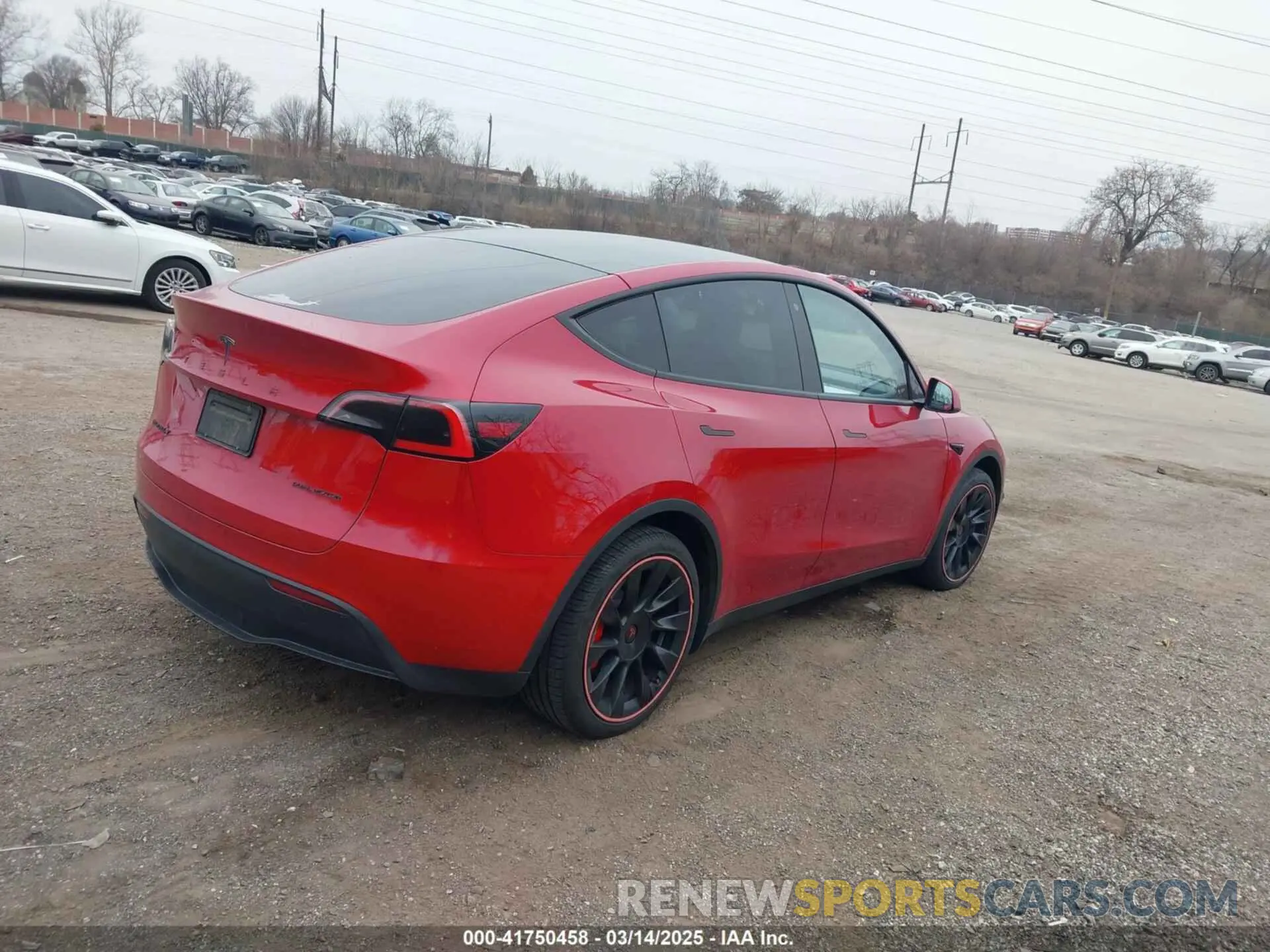 4 fotografías del automóvil dañado 5YJYGDEE1LF059798 TESLA MODEL Y 2020