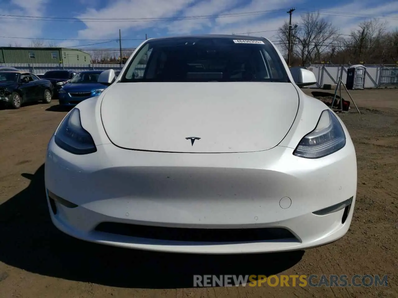 5 fotografías del automóvil dañado 5YJYGDEE2LF016930 TESLA MODEL Y 2020