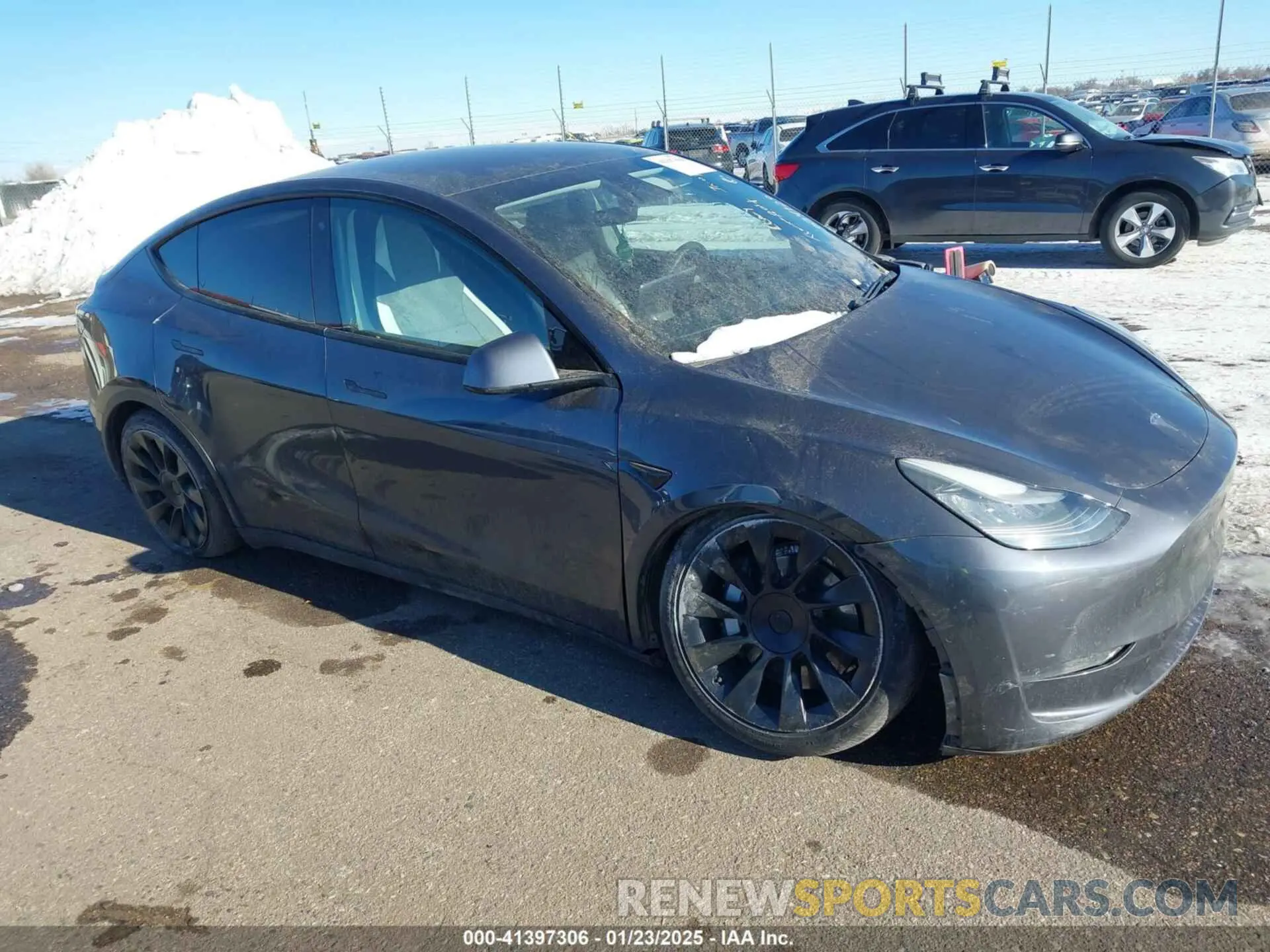 1 fotografías del automóvil dañado 5YJYGDEE2LF034120 TESLA MODEL Y 2020