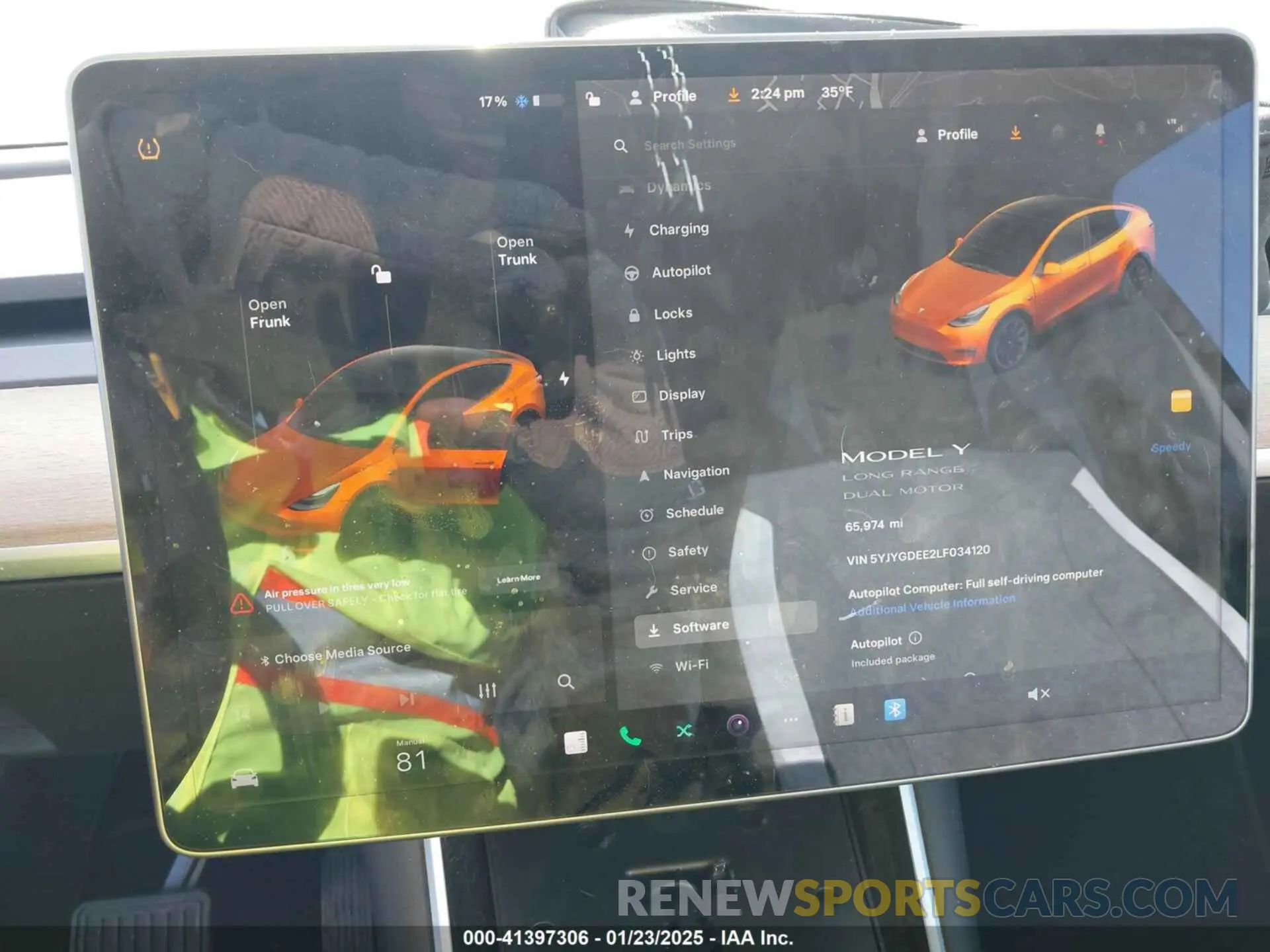 18 fotografías del automóvil dañado 5YJYGDEE2LF034120 TESLA MODEL Y 2020