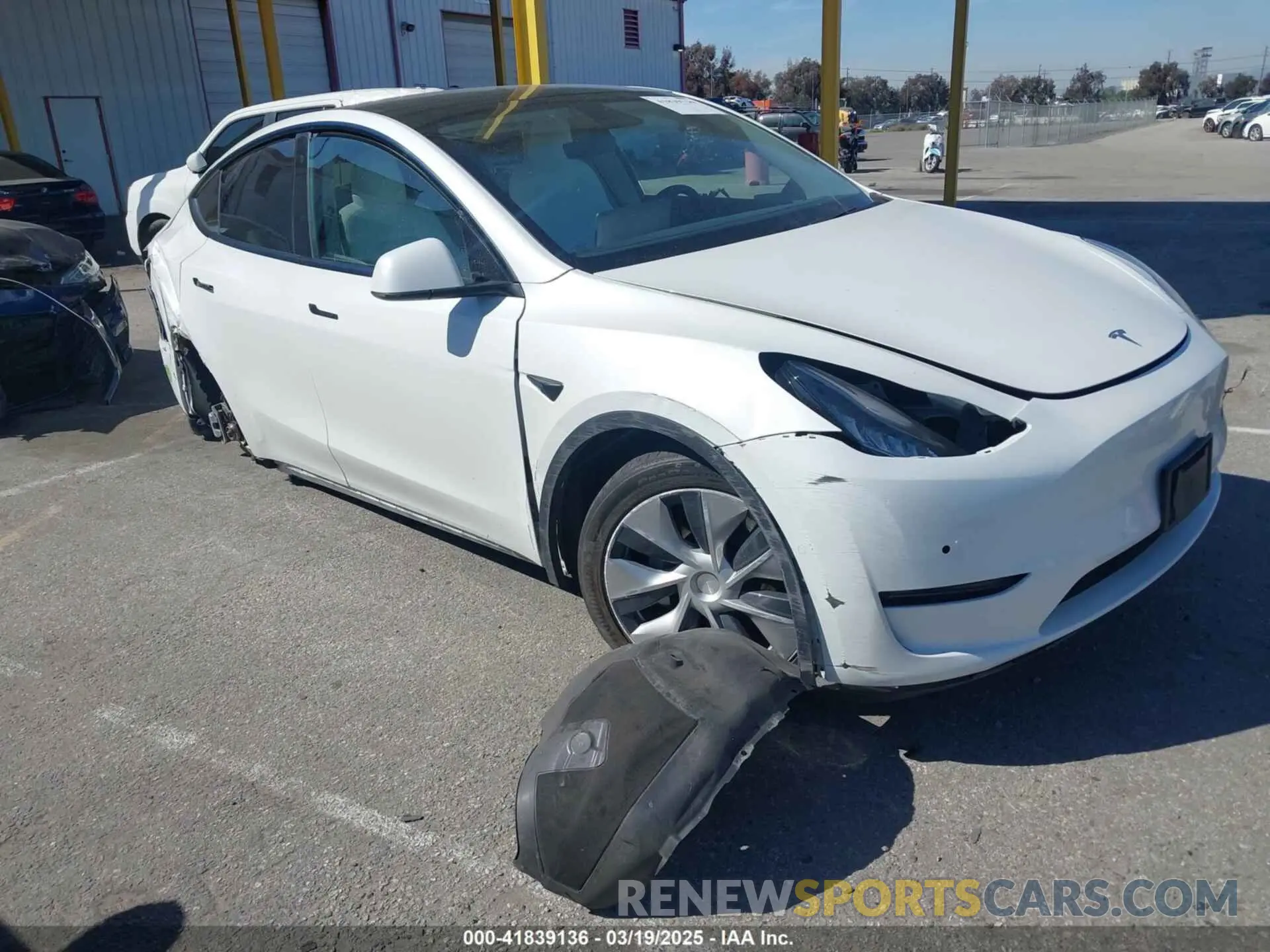1 fotografías del automóvil dañado 5YJYGDEE2LF044811 TESLA MODEL Y 2020