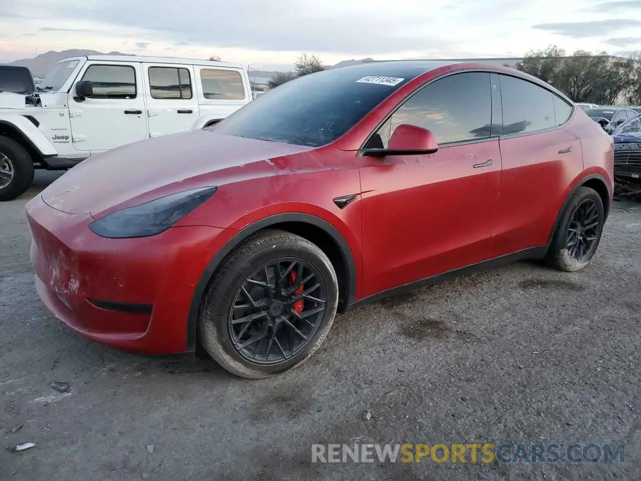 1 fotografías del automóvil dañado 5YJYGDEE3LF011297 TESLA MODEL Y 2020