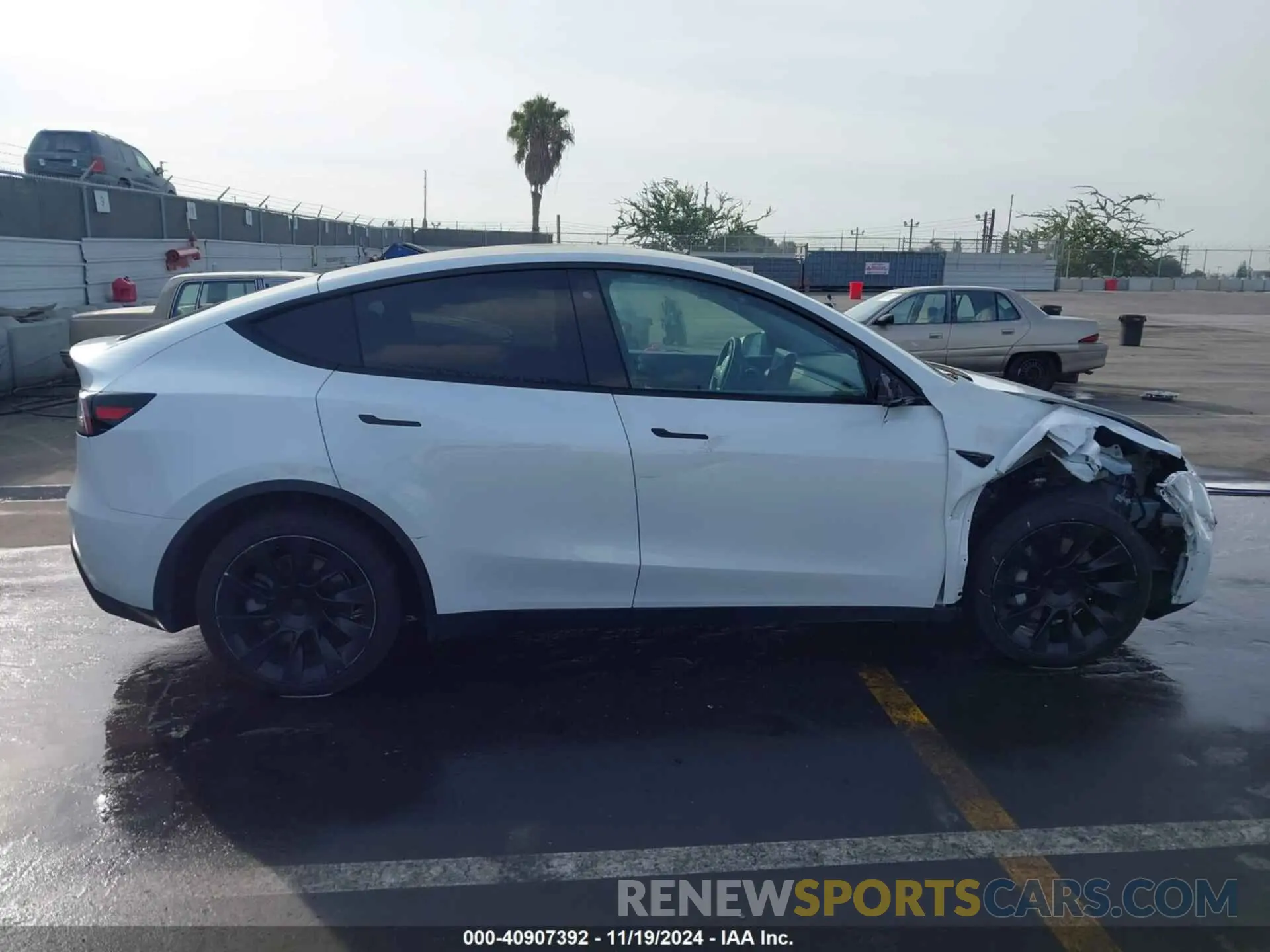 12 fotografías del automóvil dañado 5YJYGDEE3LF033283 TESLA MODEL Y 2020