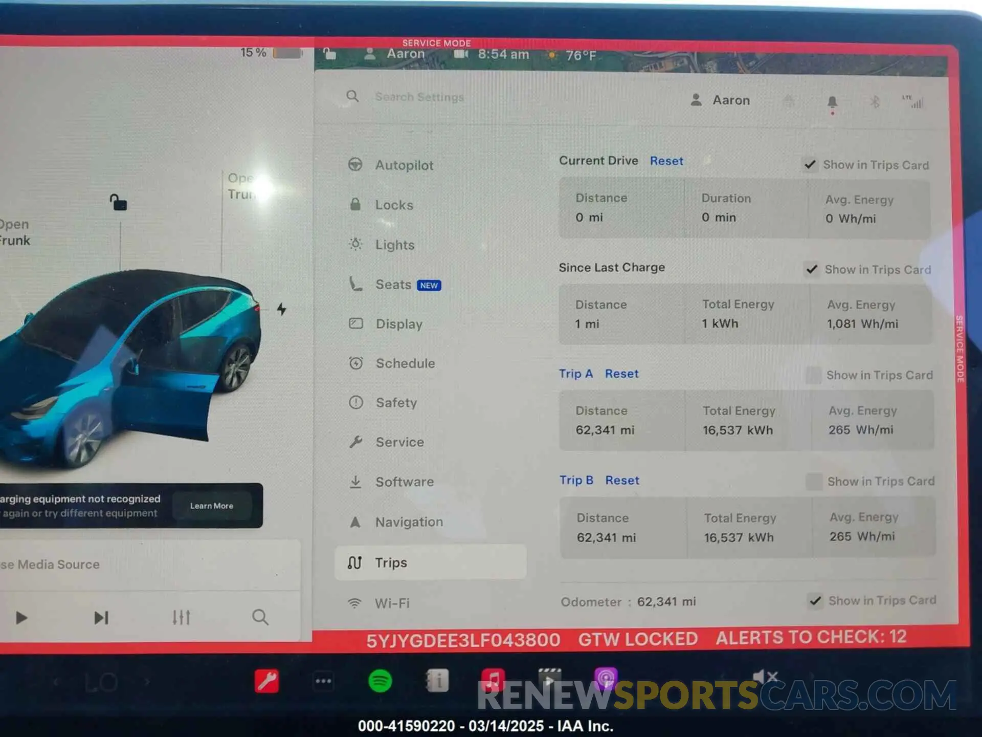 7 fotografías del automóvil dañado 5YJYGDEE3LF043800 TESLA MODEL Y 2020