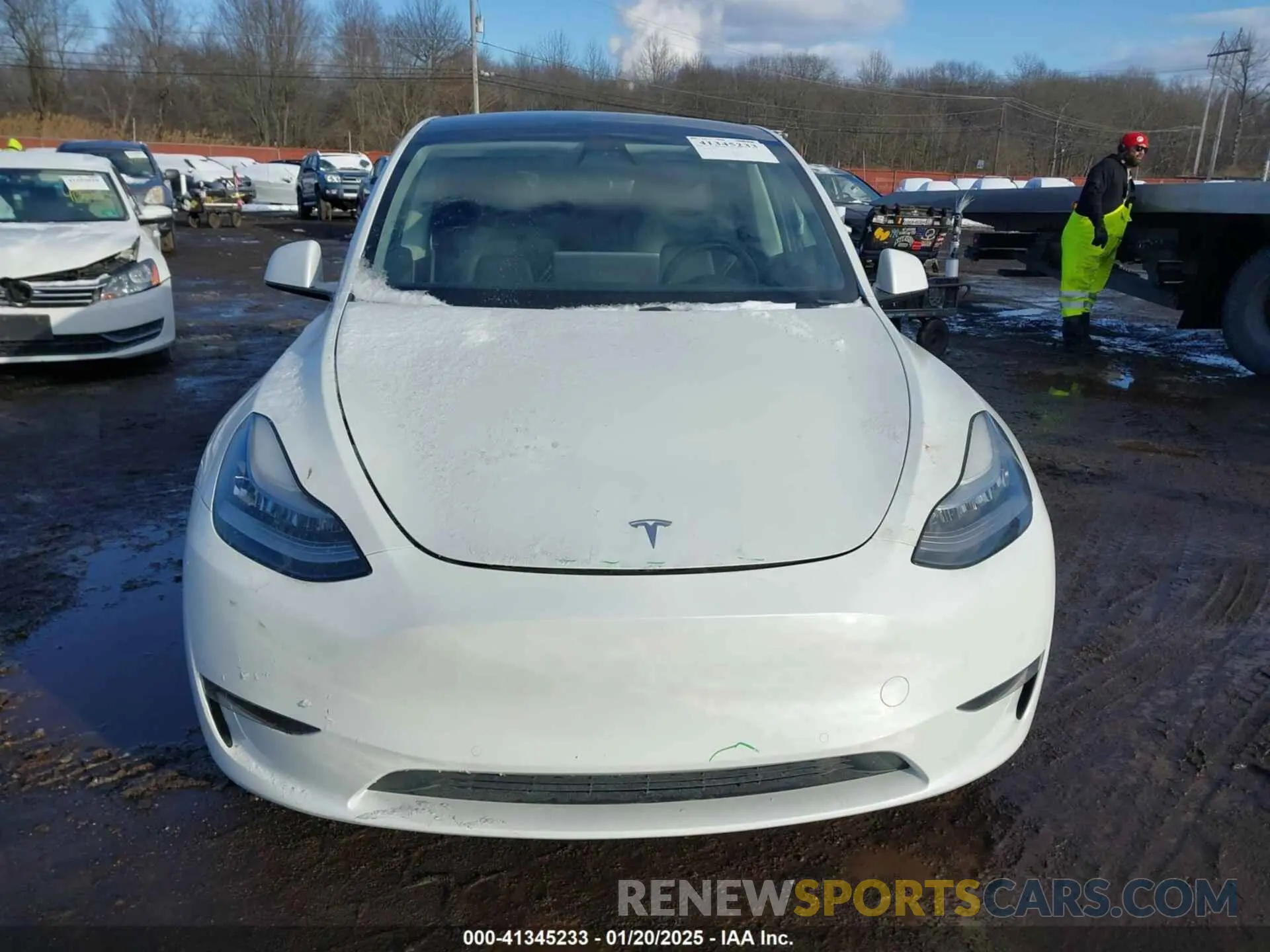 12 fotografías del automóvil dañado 5YJYGDEE3LF044932 TESLA MODEL Y 2020