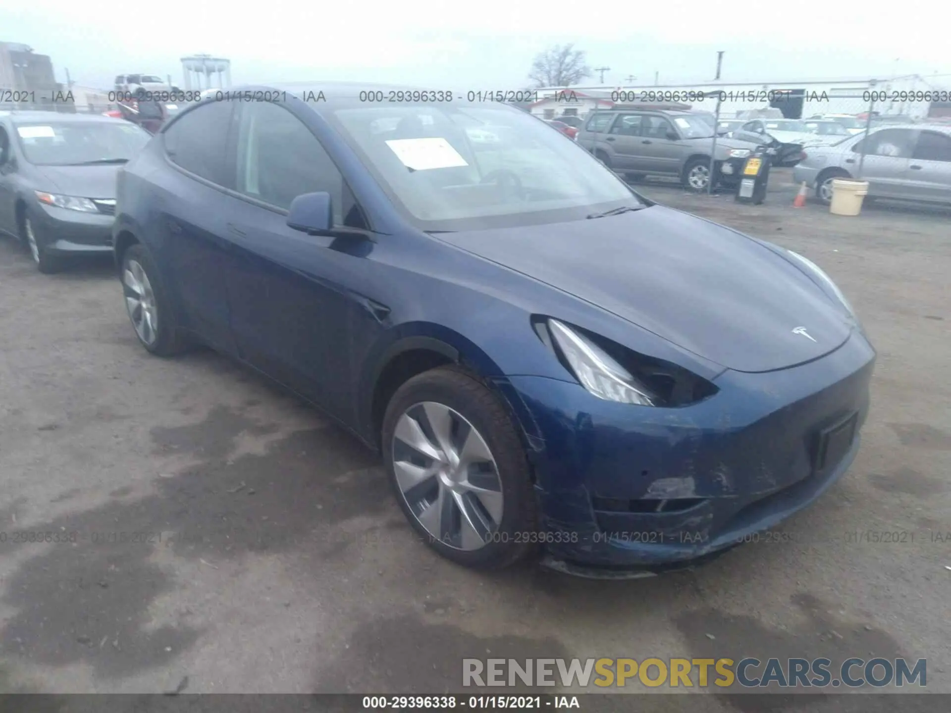 1 fotografías del automóvil dañado 5YJYGDEE3LF047572 TESLA MODEL Y 2020
