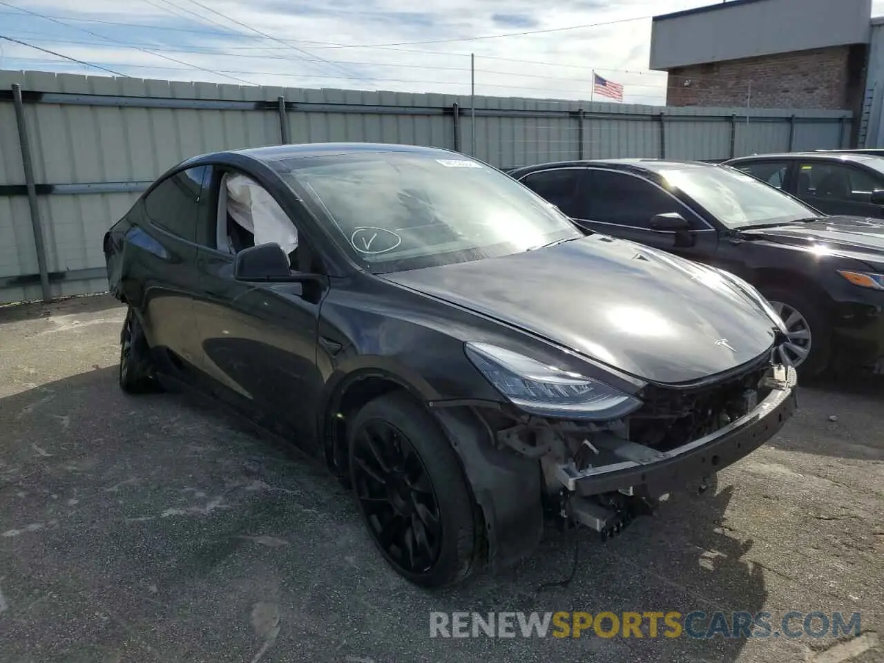 1 fotografías del automóvil dañado 5YJYGDEE3LF048415 TESLA MODEL Y 2020