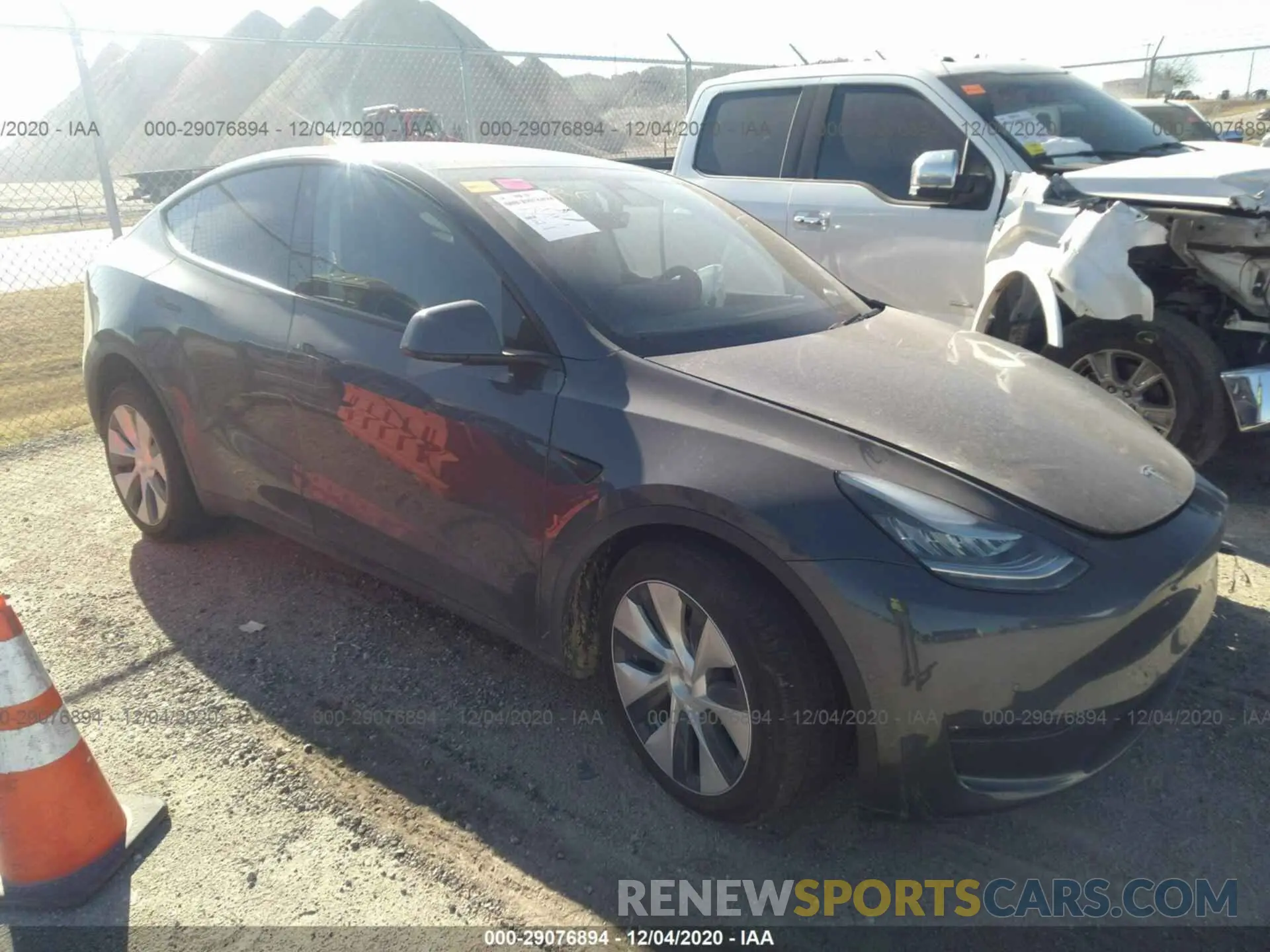 1 fotografías del automóvil dañado 5YJYGDEE3LF059205 TESLA MODEL Y 2020