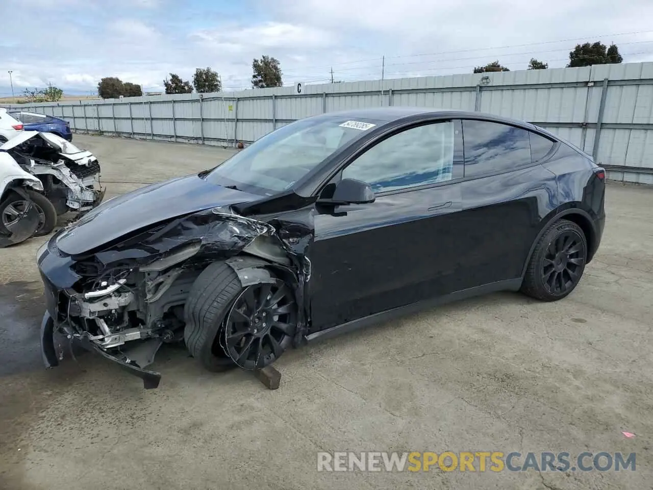 1 fotografías del automóvil dañado 5YJYGDEE4LF018274 TESLA MODEL Y 2020
