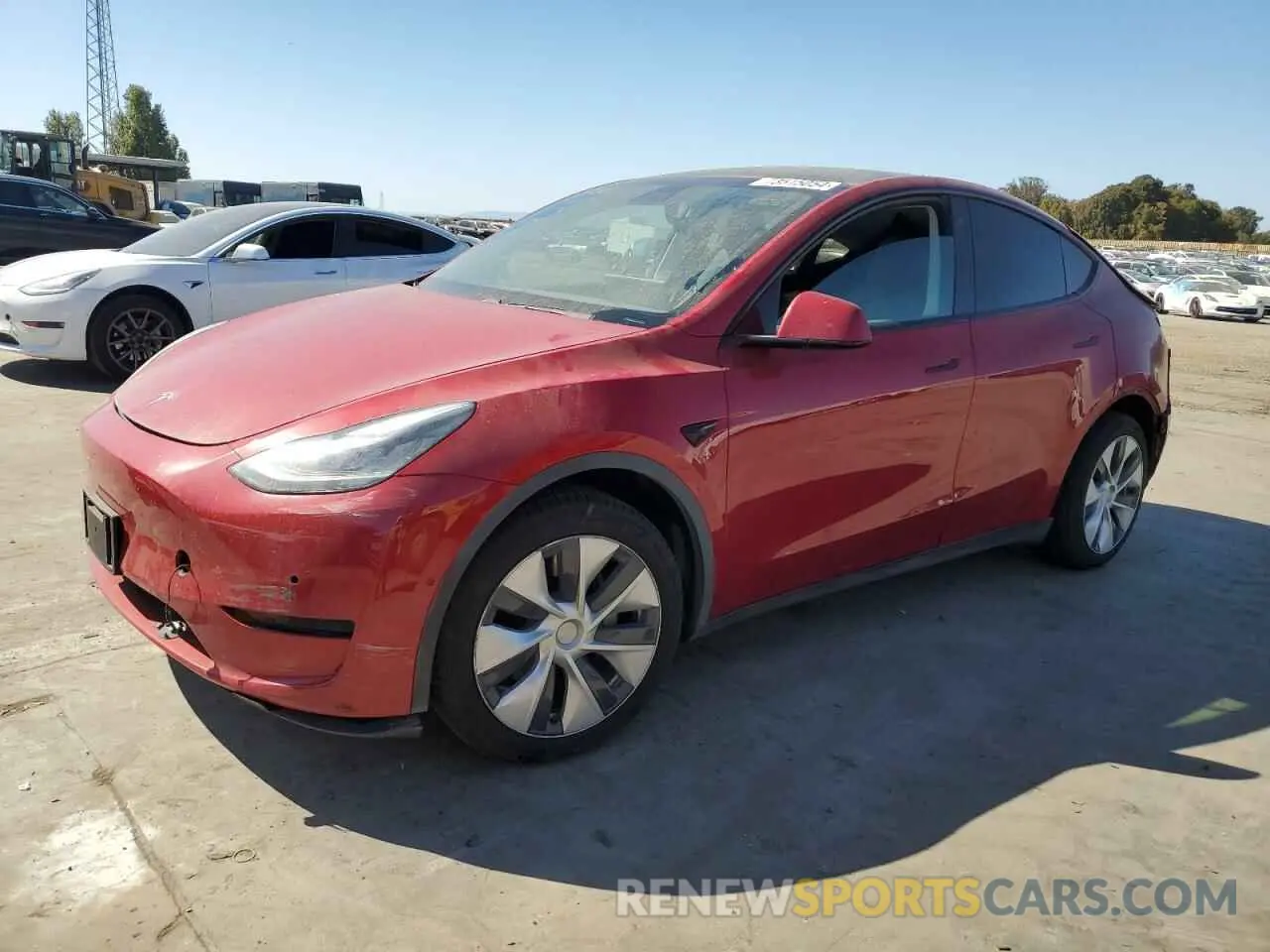 1 fotografías del automóvil dañado 5YJYGDEE4LF031669 TESLA MODEL Y 2020