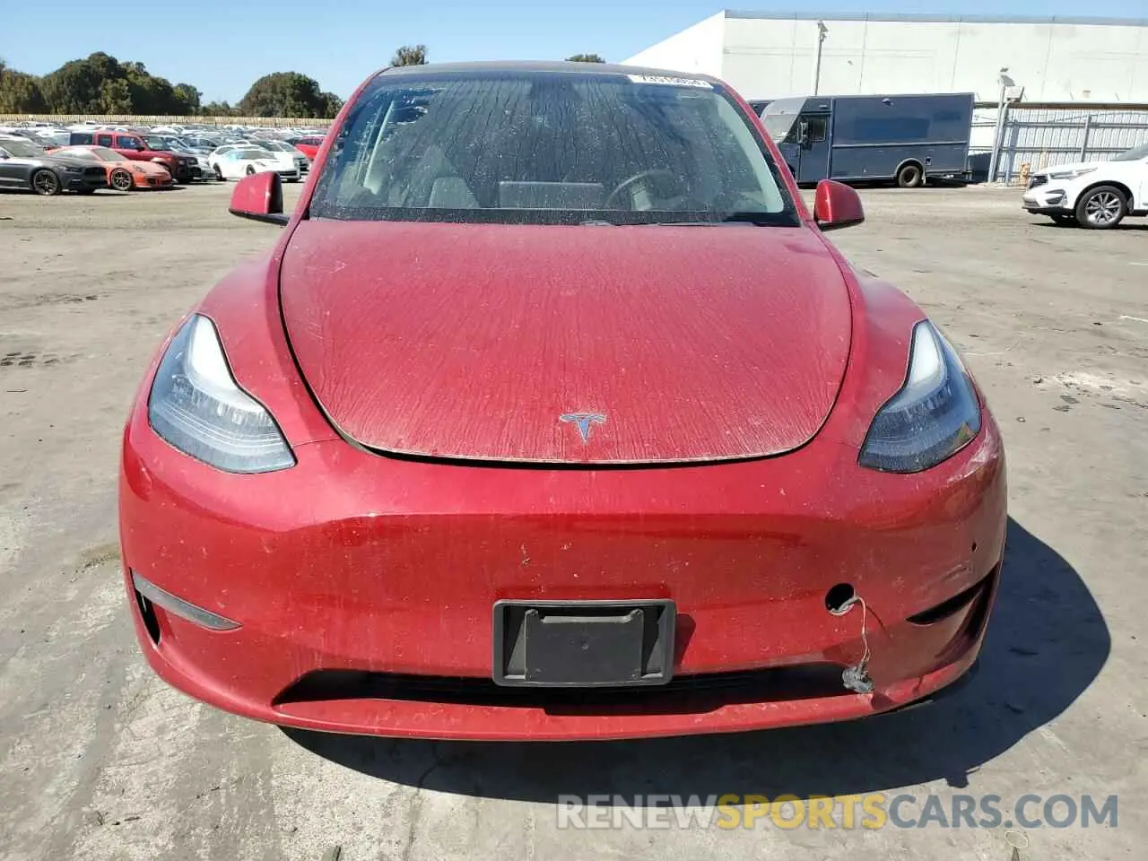 5 fotografías del automóvil dañado 5YJYGDEE4LF031669 TESLA MODEL Y 2020