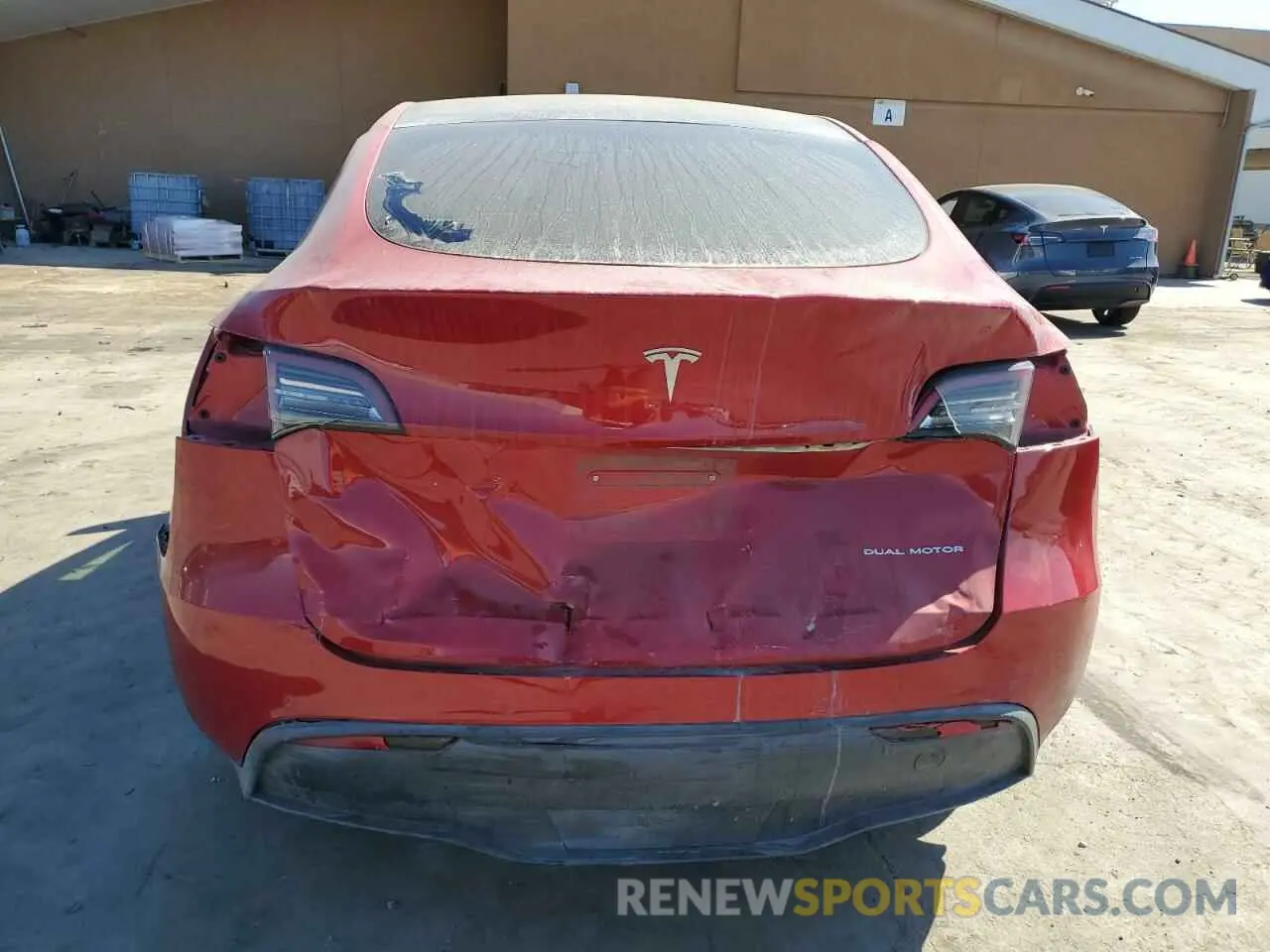 6 fotografías del automóvil dañado 5YJYGDEE4LF031669 TESLA MODEL Y 2020