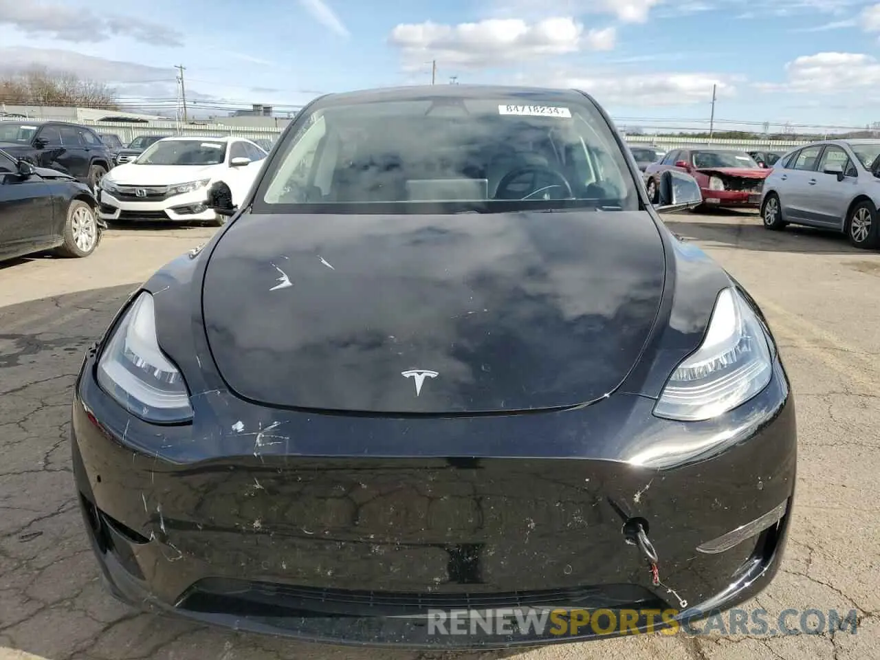 5 fotografías del automóvil dañado 5YJYGDEE4LF038931 TESLA MODEL Y 2020