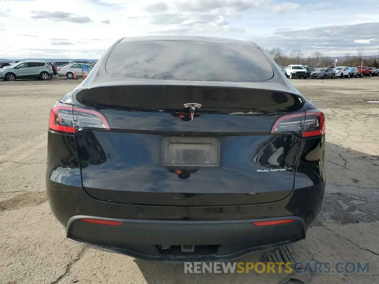 6 fotografías del automóvil dañado 5YJYGDEE4LF038931 TESLA MODEL Y 2020