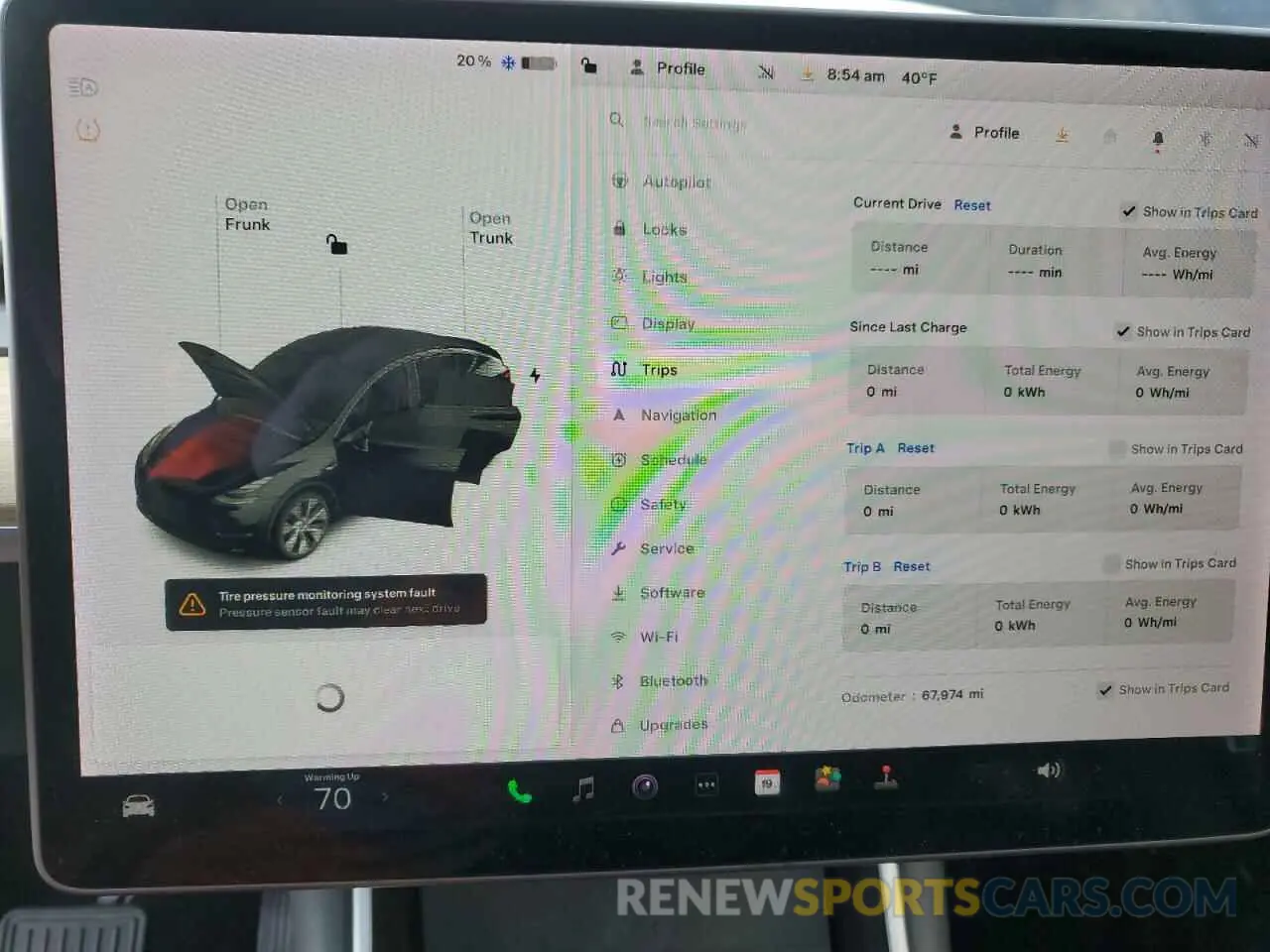 9 fotografías del automóvil dañado 5YJYGDEE4LF038931 TESLA MODEL Y 2020