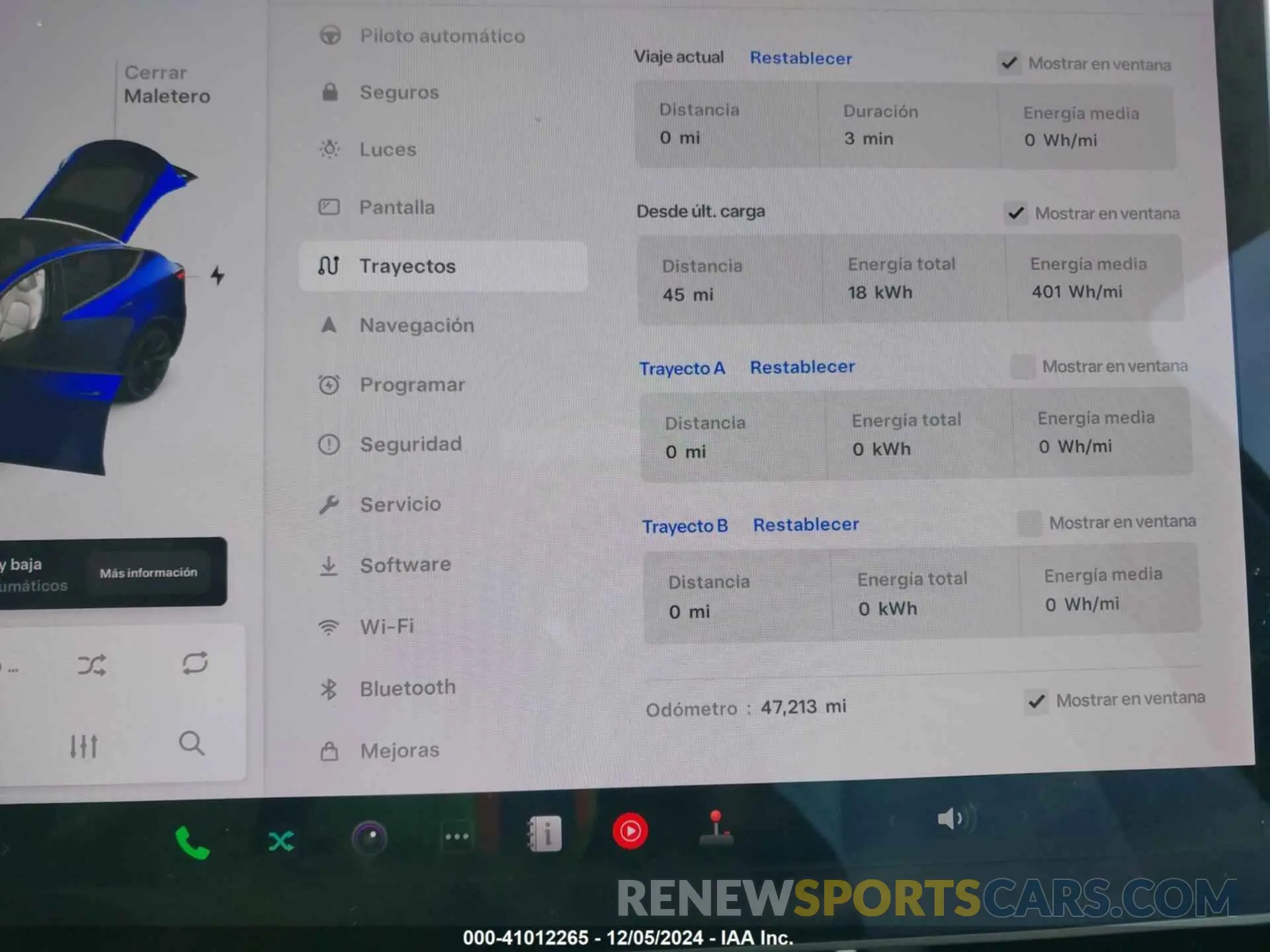 7 fotografías del automóvil dañado 5YJYGDEE4LF049377 TESLA MODEL Y 2020
