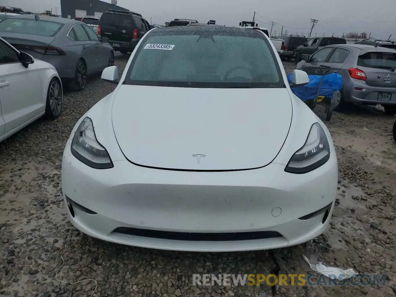 5 fotografías del automóvil dañado 5YJYGDEE4LF052702 TESLA MODEL Y 2020