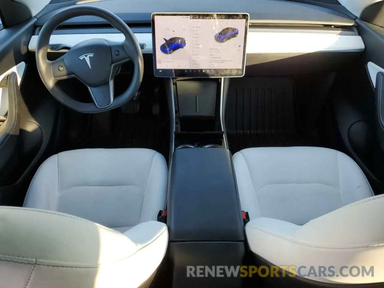 8 fotografías del automóvil dañado 5YJYGDEE5LF023192 TESLA MODEL Y 2020