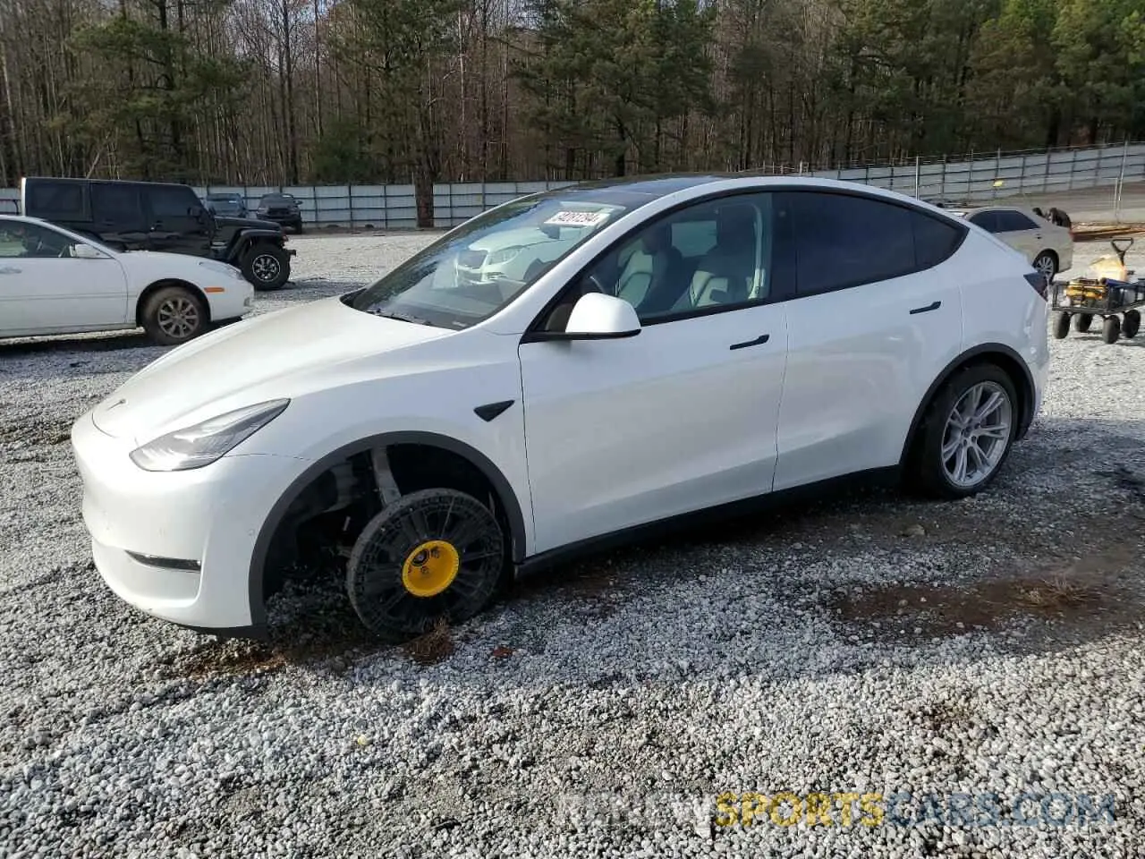 1 fotografías del automóvil dañado 5YJYGDEE5LF028246 TESLA MODEL Y 2020