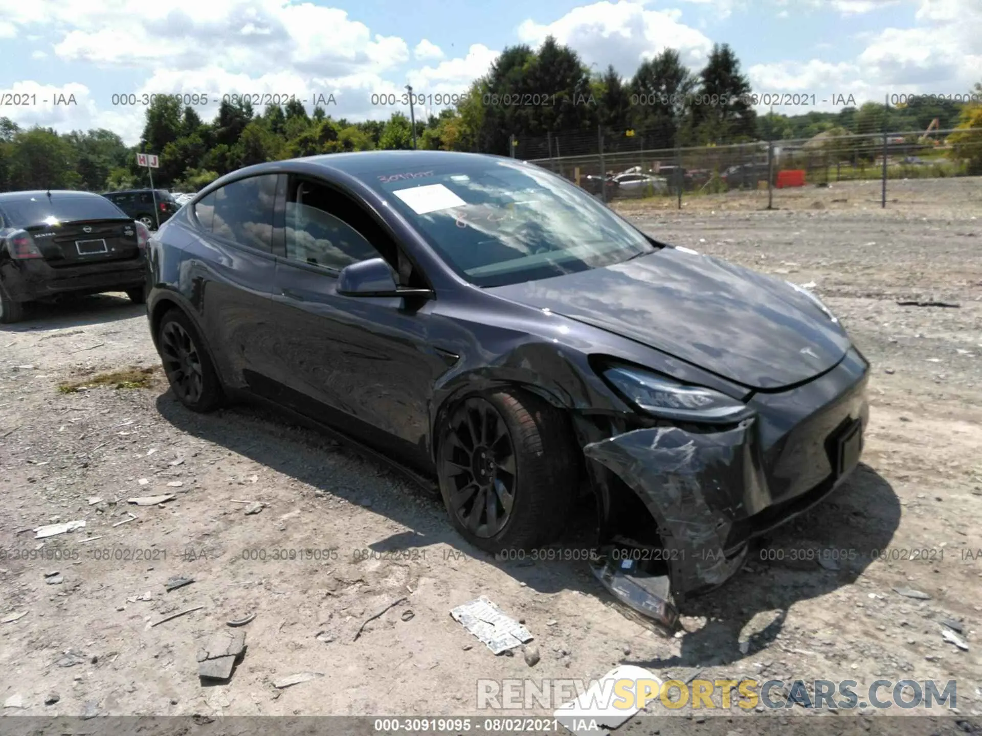 1 fotografías del automóvil dañado 5YJYGDEE5LF048562 TESLA MODEL Y 2020