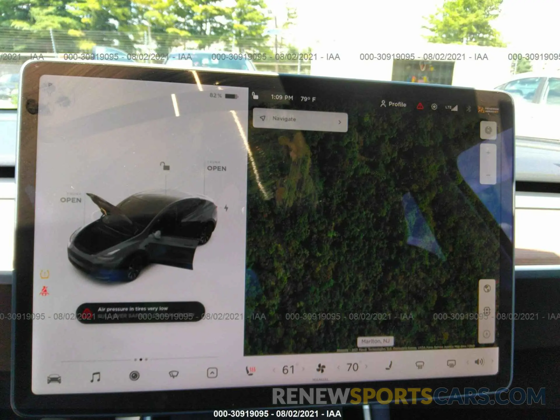 7 fotografías del automóvil dañado 5YJYGDEE5LF048562 TESLA MODEL Y 2020