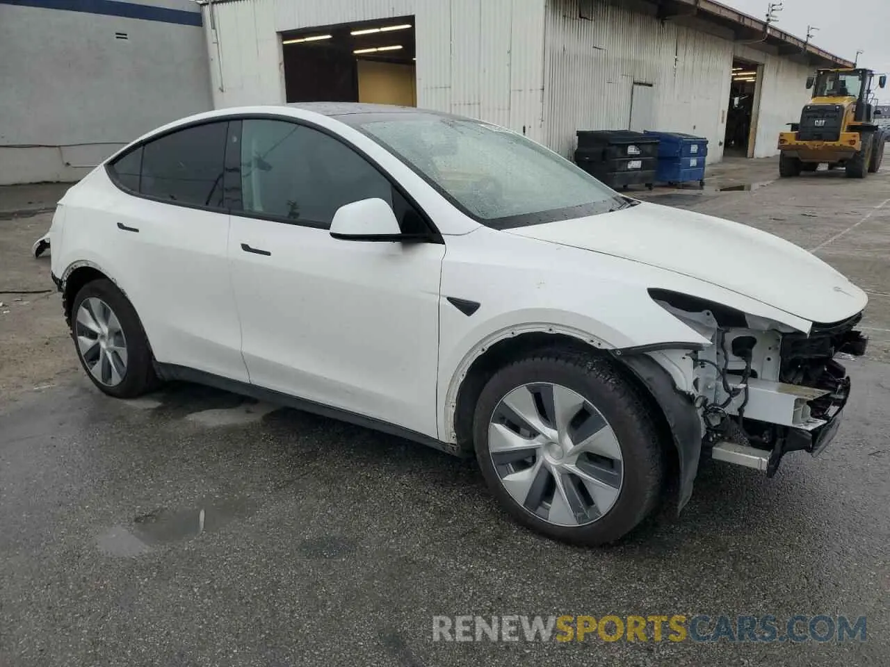 4 fotografías del automóvil dañado 5YJYGDEE5LF053938 TESLA MODEL Y 2020