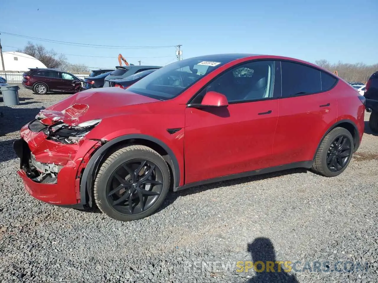 1 fotografías del automóvil dañado 5YJYGDEE7LF008743 TESLA MODEL Y 2020