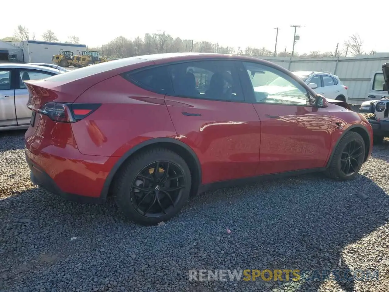 3 fotografías del automóvil dañado 5YJYGDEE7LF008743 TESLA MODEL Y 2020