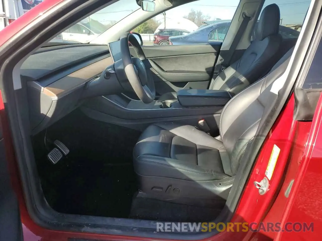 7 fotografías del automóvil dañado 5YJYGDEE7LF008743 TESLA MODEL Y 2020
