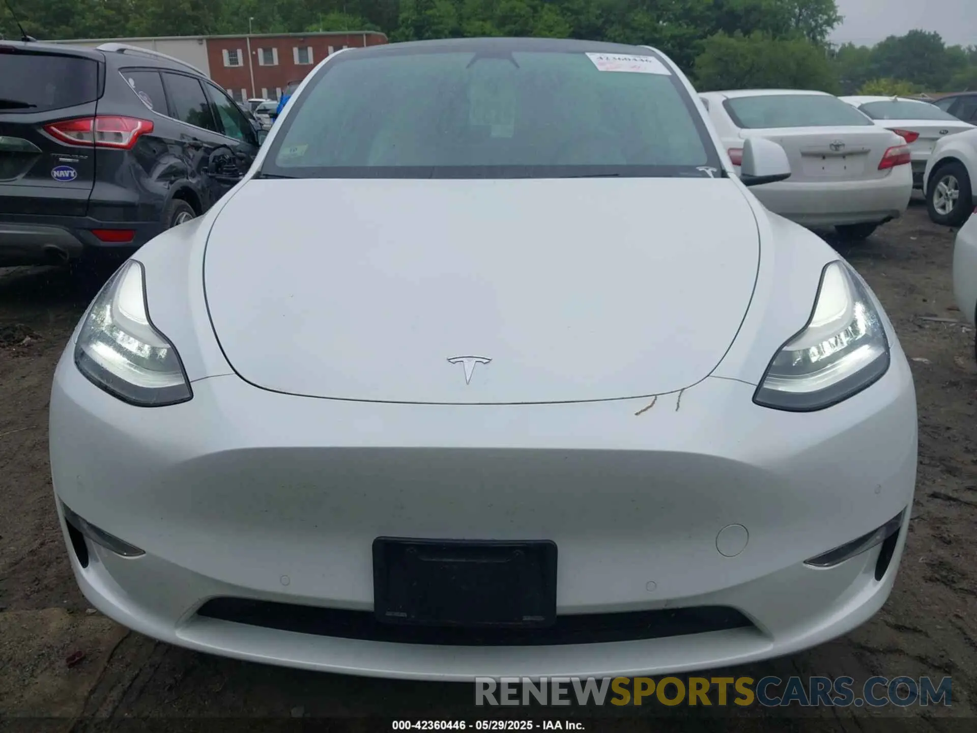 12 fotografías del automóvil dañado 5YJYGDEE7LF042987 TESLA MODEL Y 2020