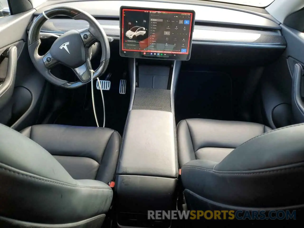 8 fotografías del automóvil dañado 5YJYGDEE7LF045615 TESLA MODEL Y 2020