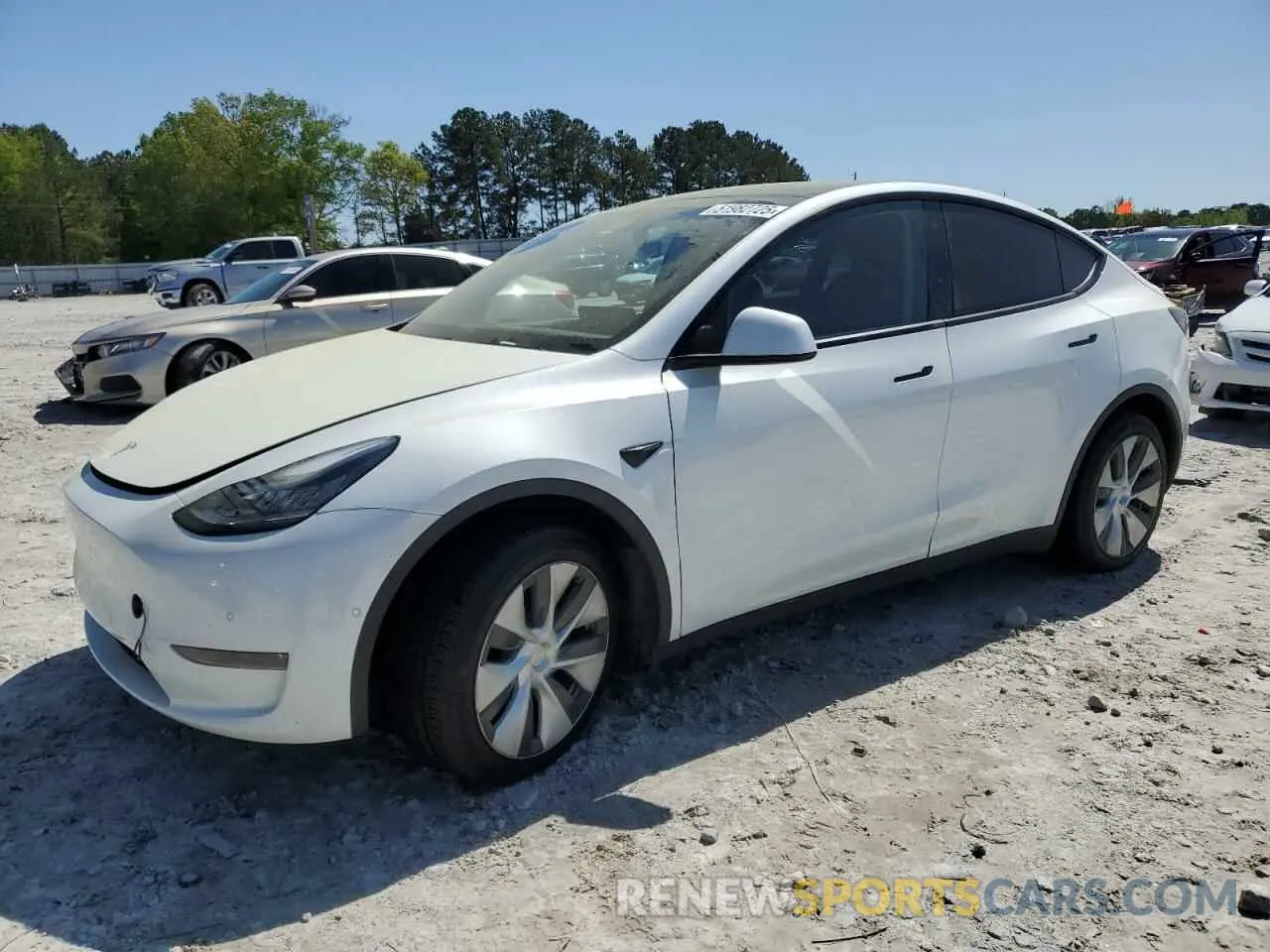 1 fotografías del automóvil dañado 5YJYGDEE7LF047073 TESLA MODEL Y 2020