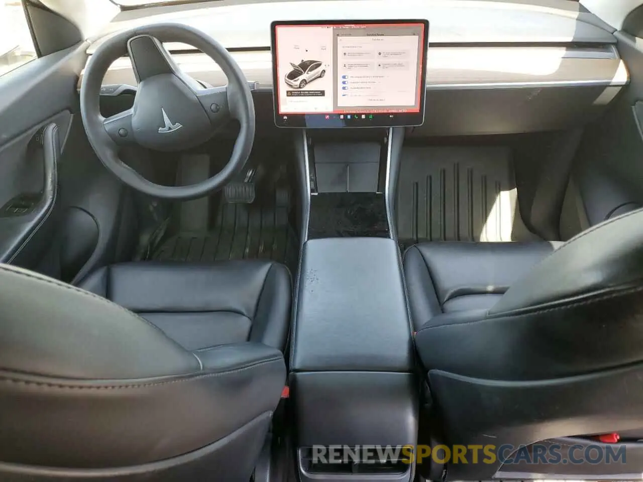 8 fotografías del automóvil dañado 5YJYGDEE7LF047073 TESLA MODEL Y 2020