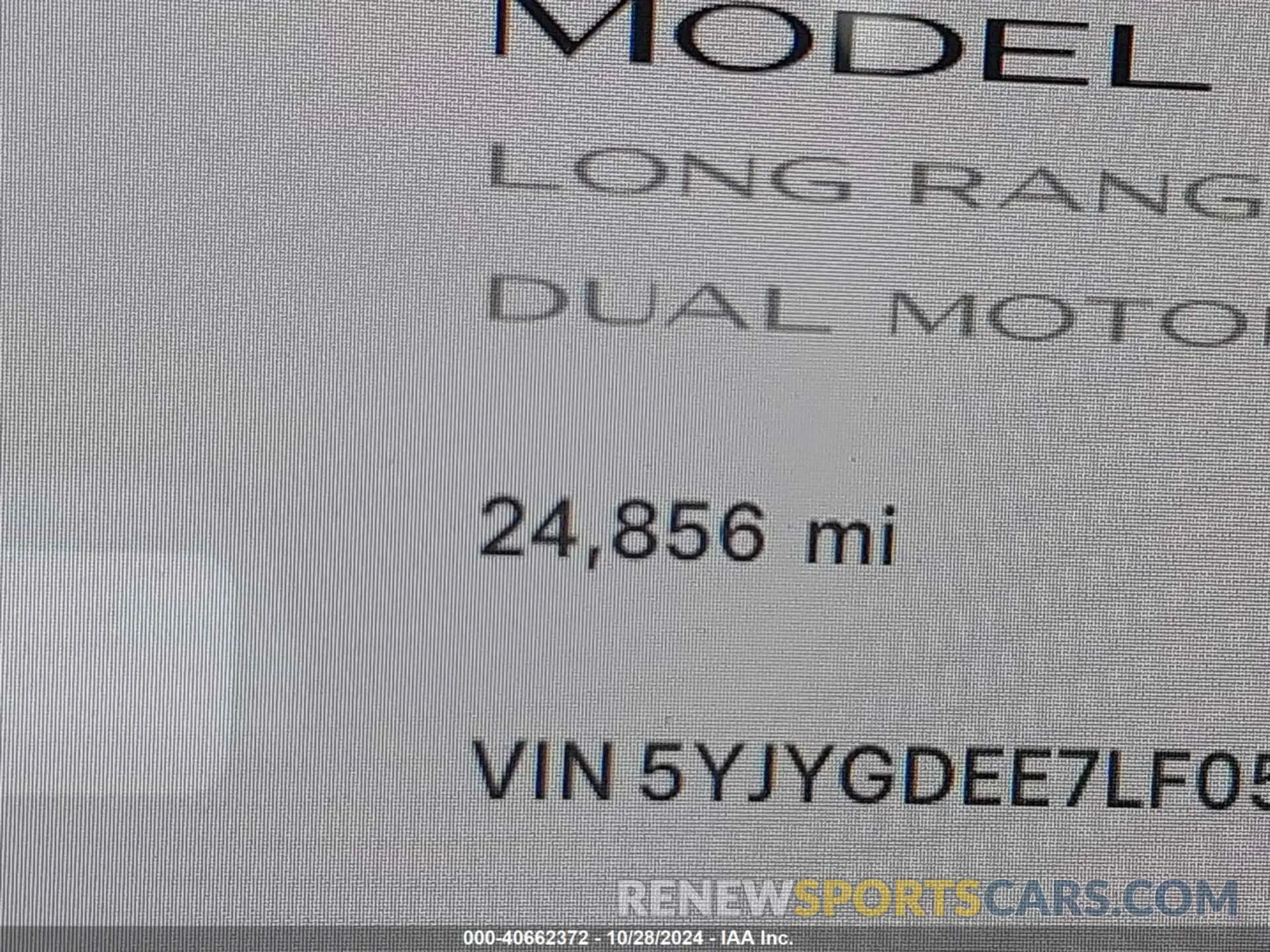 14 fotografías del automóvil dañado 5YJYGDEE7LF056730 TESLA MODEL Y 2020