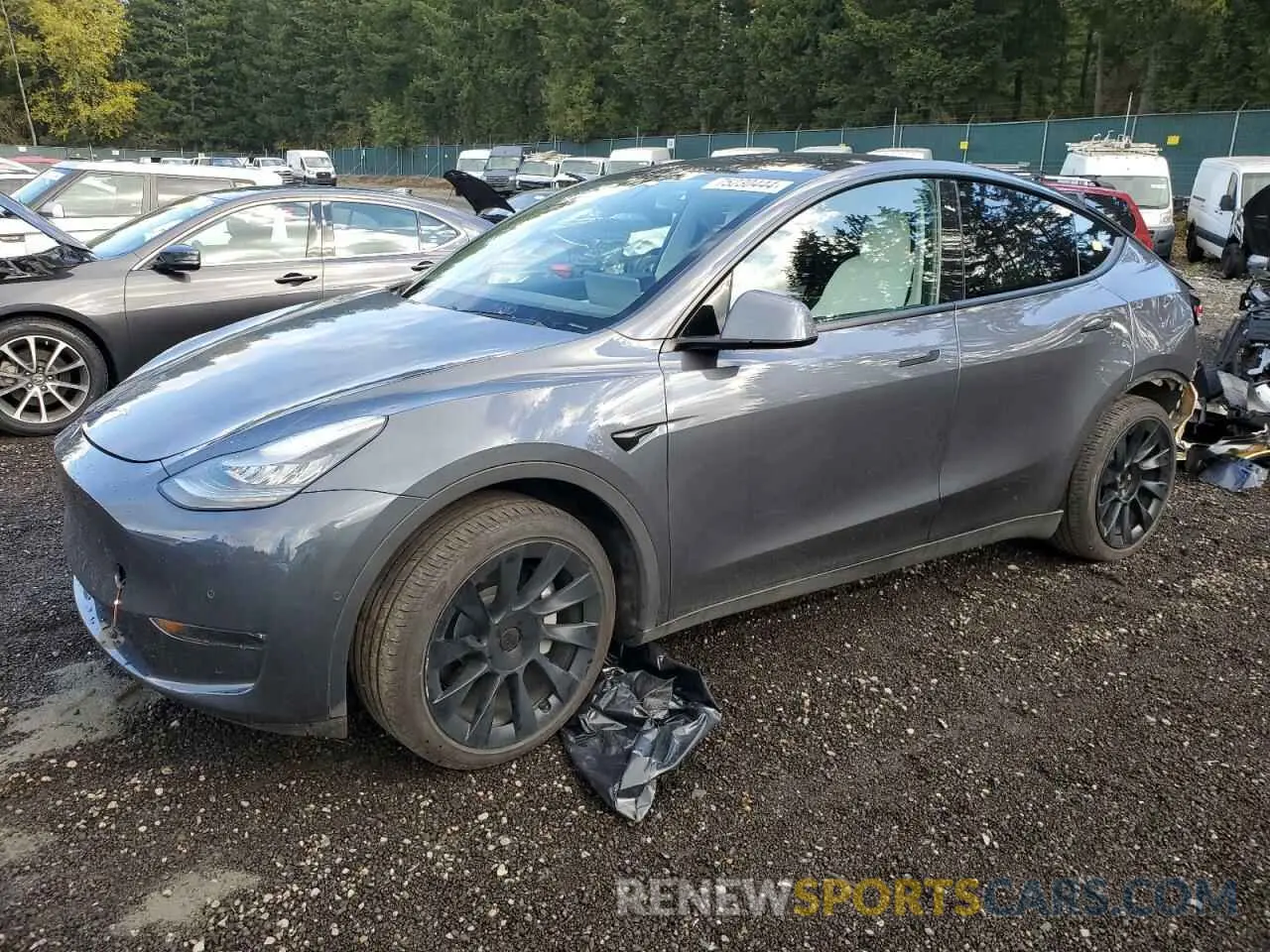 1 fotografías del automóvil dañado 5YJYGDEE8LF021937 TESLA MODEL Y 2020